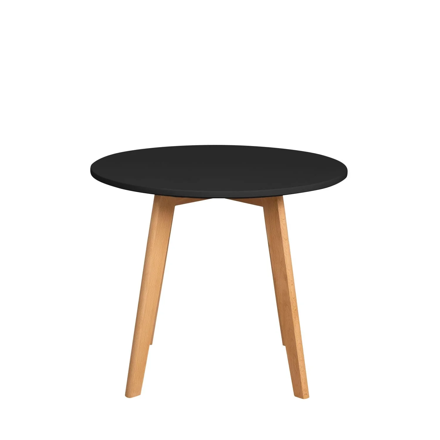 Table ronde enfant en bois, pieds naturels, D60xH51 cm - Image 3