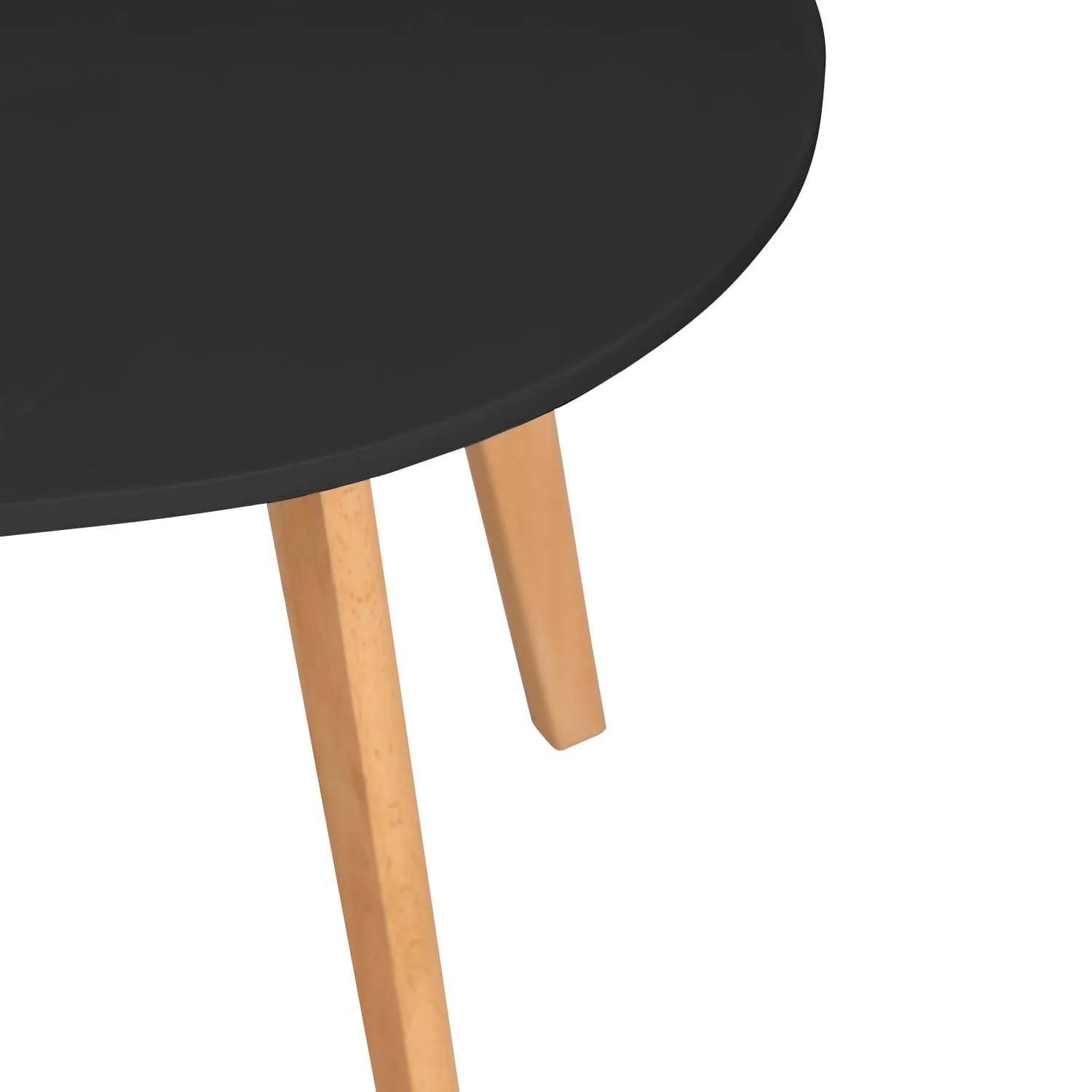 Table ronde enfant en bois, pieds naturels, D60xH51 cm - Image 4