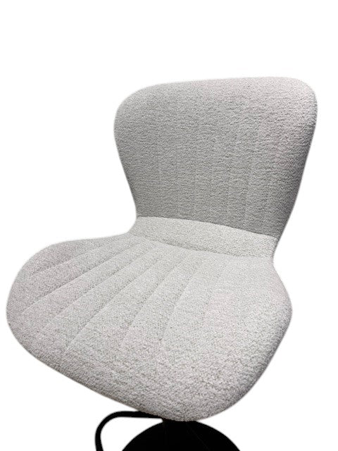 Chaise Haute Tabouret bar dossier pivotant à suspension tissu anti tâches - NOAH - Image 12