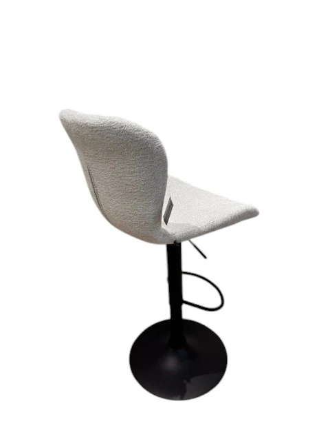 Chaise Haute Tabouret bar dossier pivotant à suspension tissu anti tâches - NOAH - Image 13