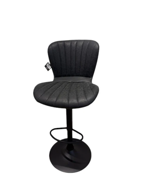 Chaise Haute Tabouret bar dossier pivotant à suspension tissu anti tâches - NOAH - Image 14