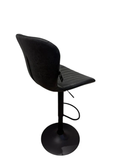 Chaise Haute Tabouret bar dossier pivotant à suspension tissu anti tâches - NOAH - Image 16