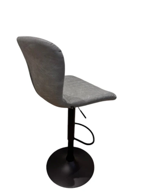 Chaise Haute Tabouret bar dossier pivotant à suspension tissu anti tâches - NOAH - Image 19