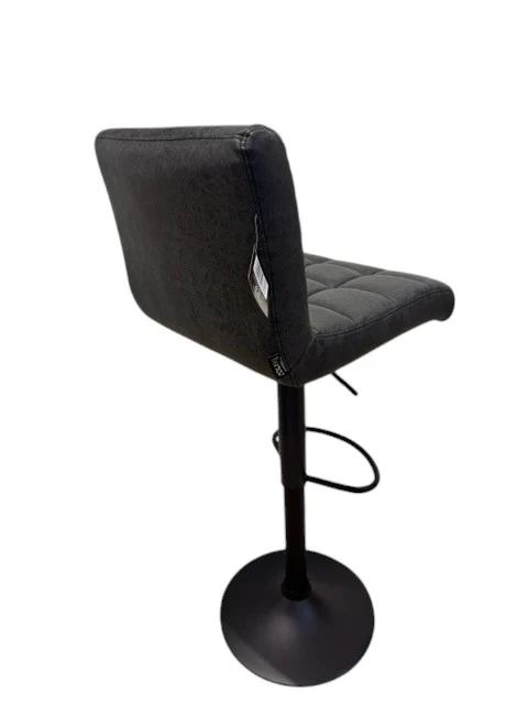 Chaise haute Tabouret bar dossier pivotant à suspension tissu anti tâches - YEIMY - Image 19