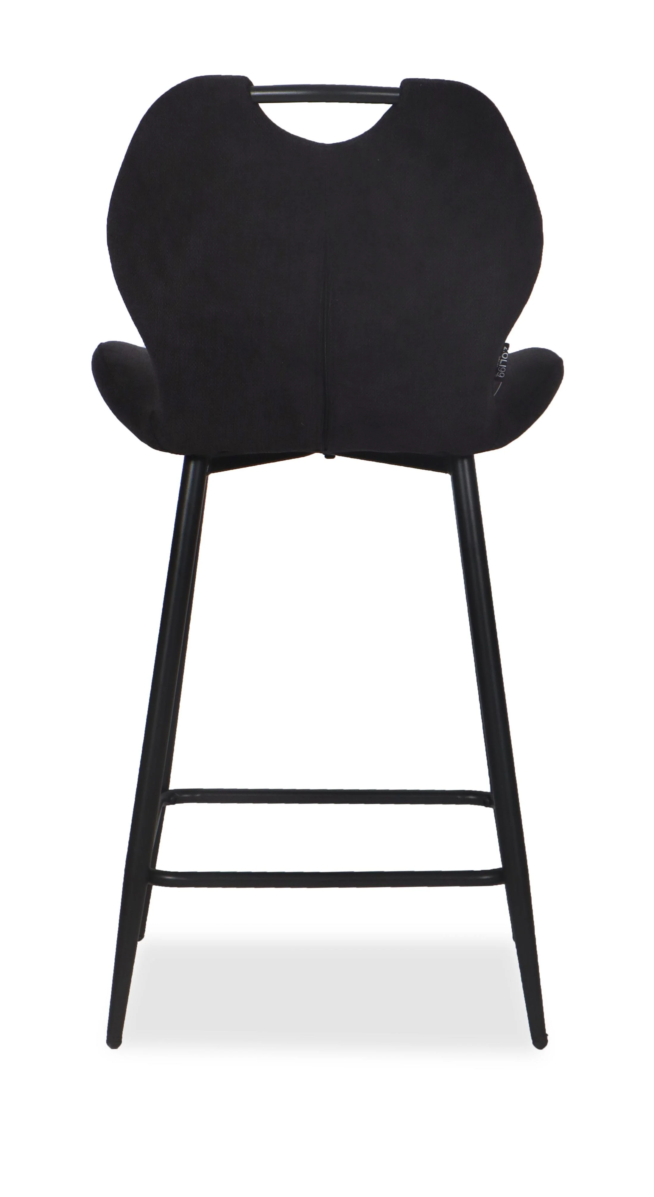 Chaise Haute Tabouret de bar en tissu anti tache, 60x48xH95CM - YAEL ( 65 cm hauteur assise) - Image 12