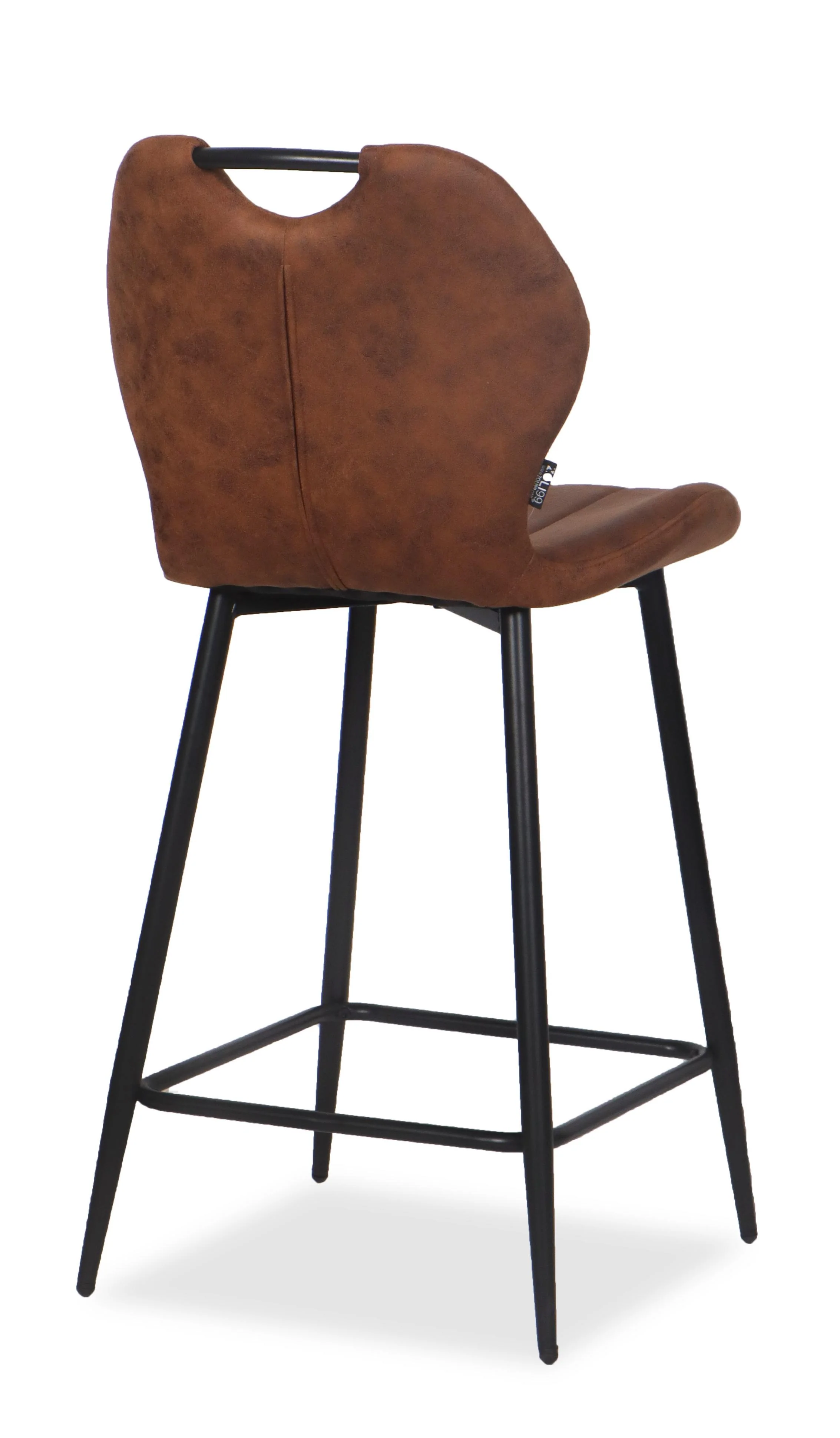 Chaise Haute Tabouret de bar en tissu anti tache, 60x48xH95CM - YAEL ( 65 cm hauteur assise) - Image 29