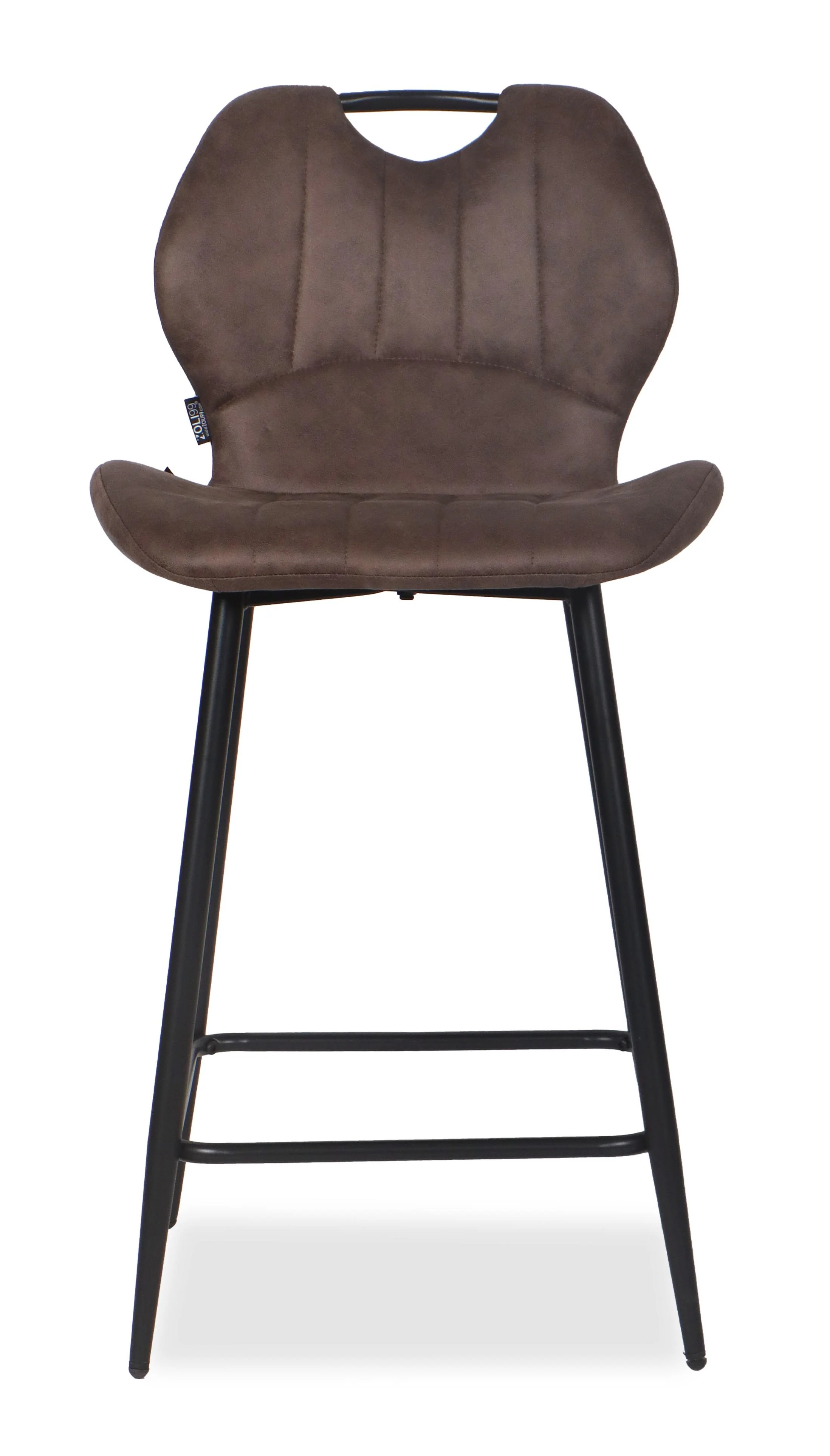 Chaise Haute Tabouret de bar en tissu anti tache, 60x48xH95CM - YAEL ( 65 cm hauteur assise) - Image 32