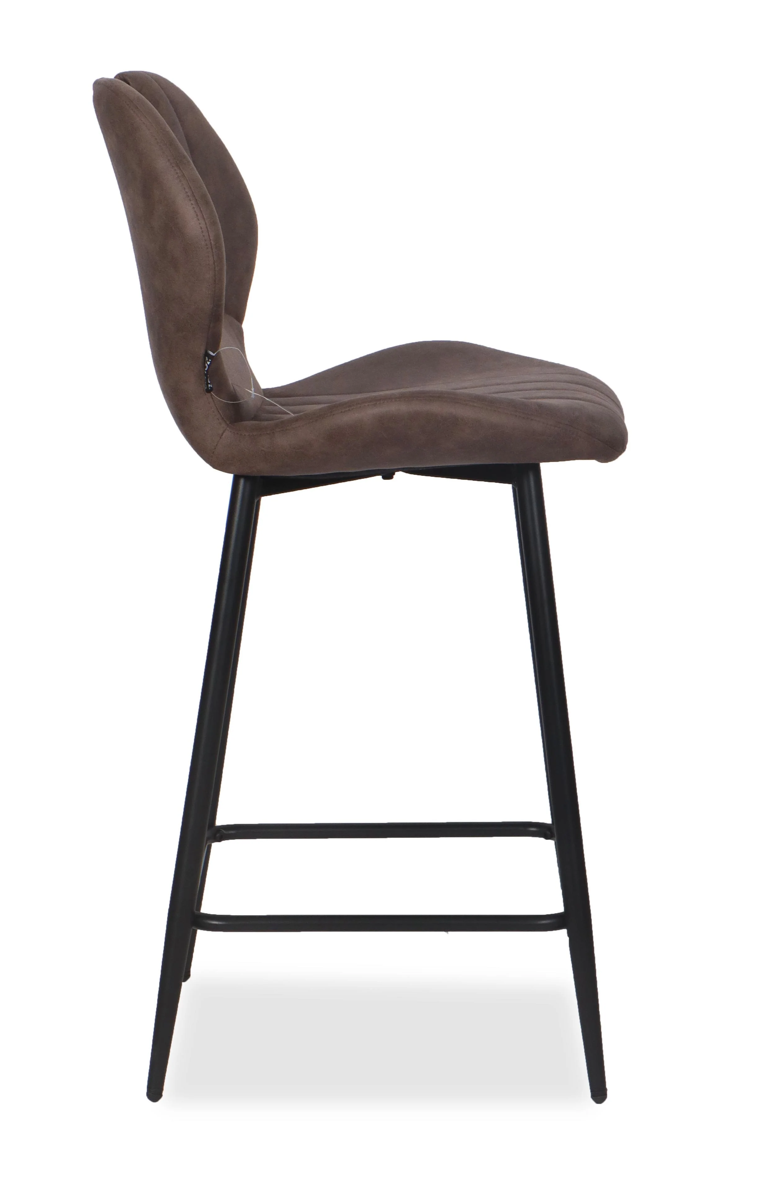 Chaise Haute Tabouret de bar en tissu anti tache, 60x48xH95CM - YAEL ( 65 cm hauteur assise) - Image 34