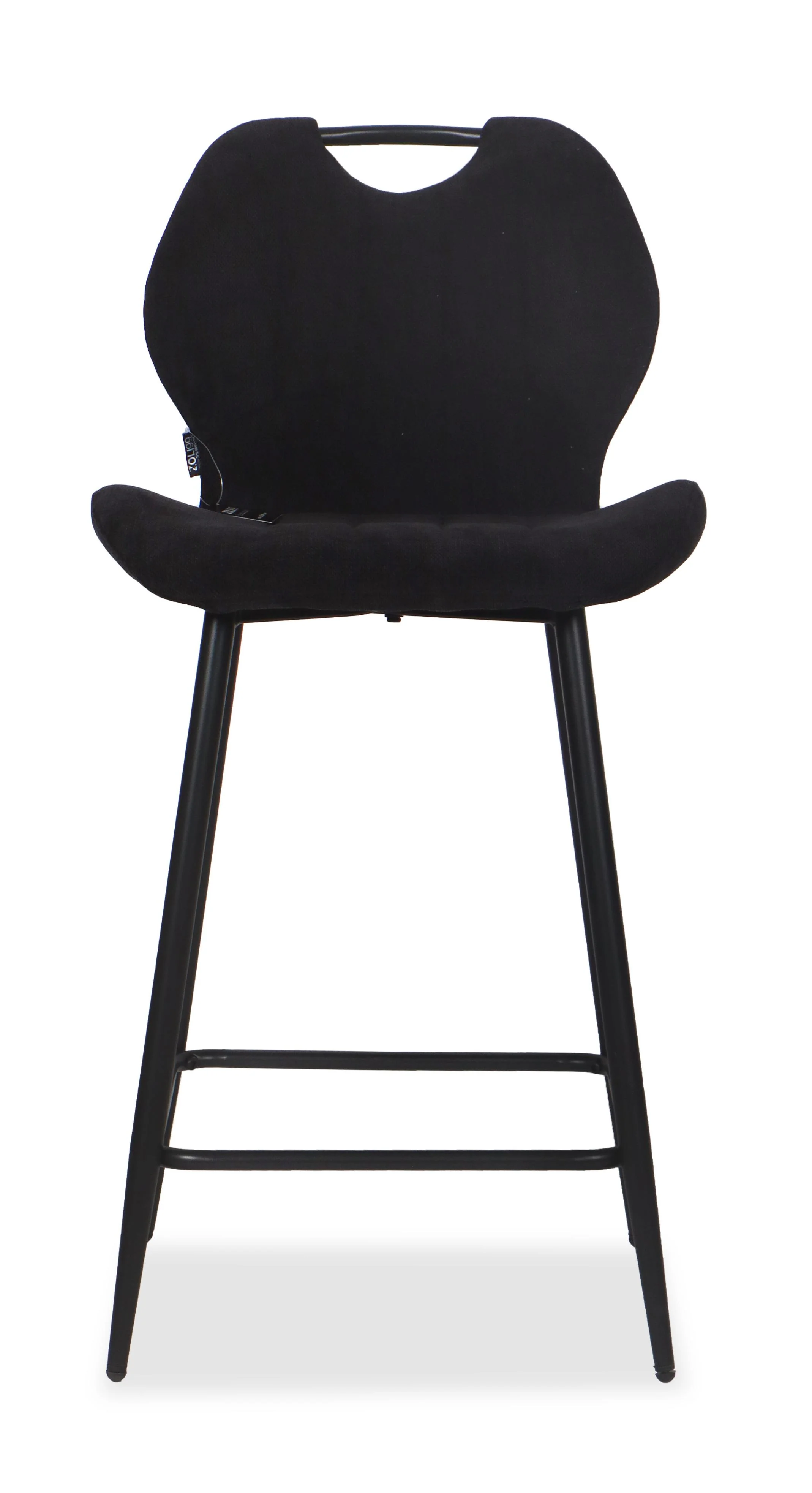 Chaise Haute Tabouret de bar en tissu anti tache, 60x48xH95CM - YAEL ( 65 cm hauteur assise) - Image 8