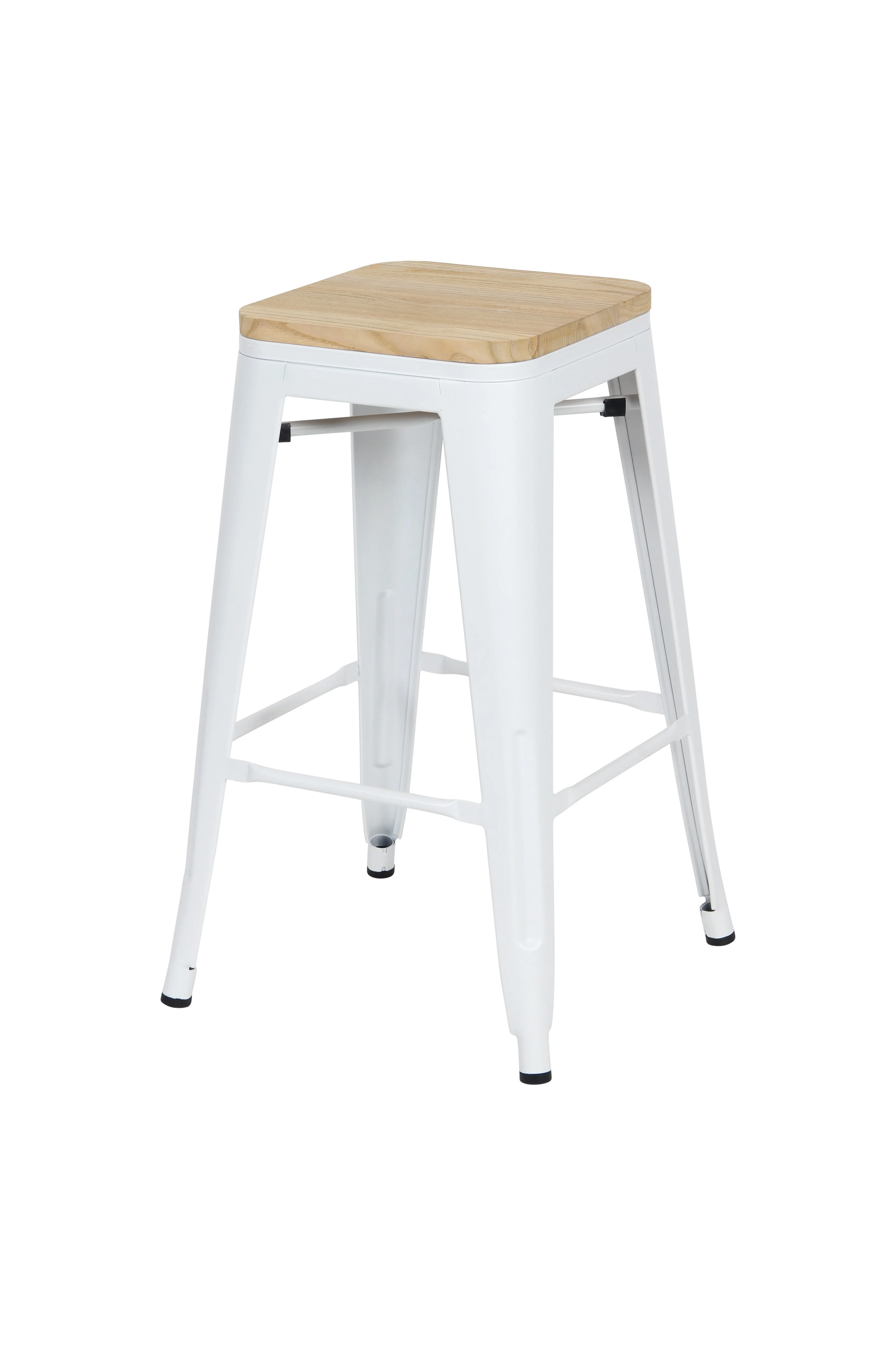 Tabouret bar industriel inspiré tolix H76Cm - Image 5