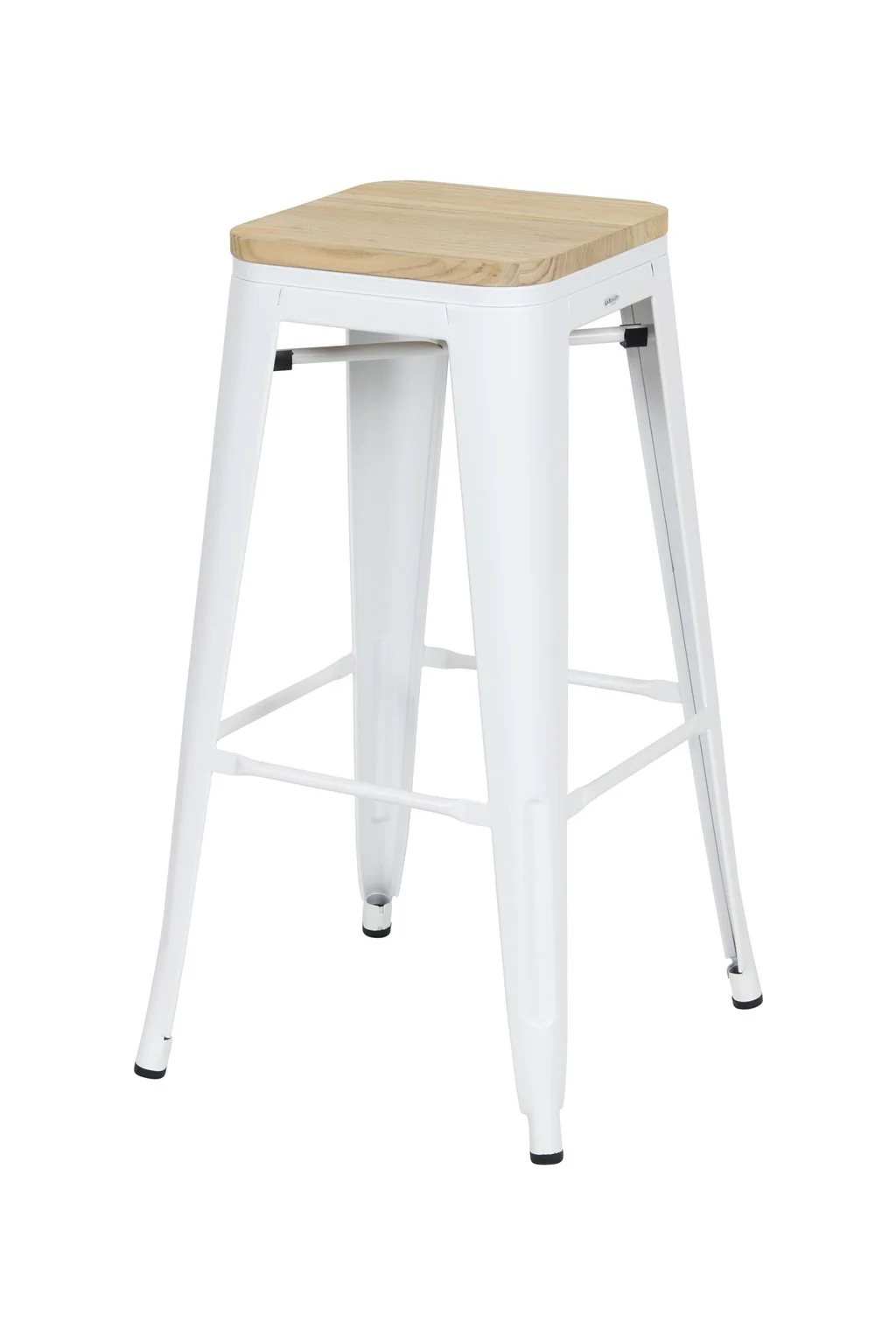 Tabouret bar industriel inspiré tolix H76Cm - Image 6