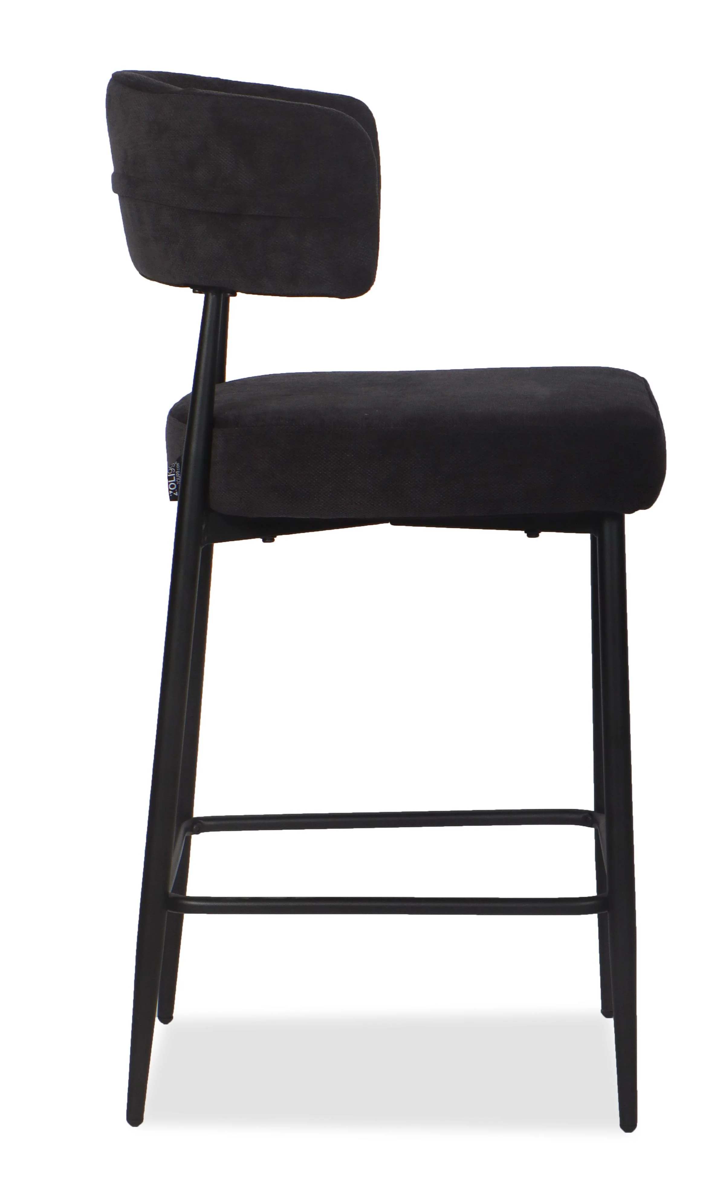Chaise Haute Tabouret de bar en tissu anti tache, 51x51xH96CM - YAARA ( 65 cm hauteur assise) - Image 10