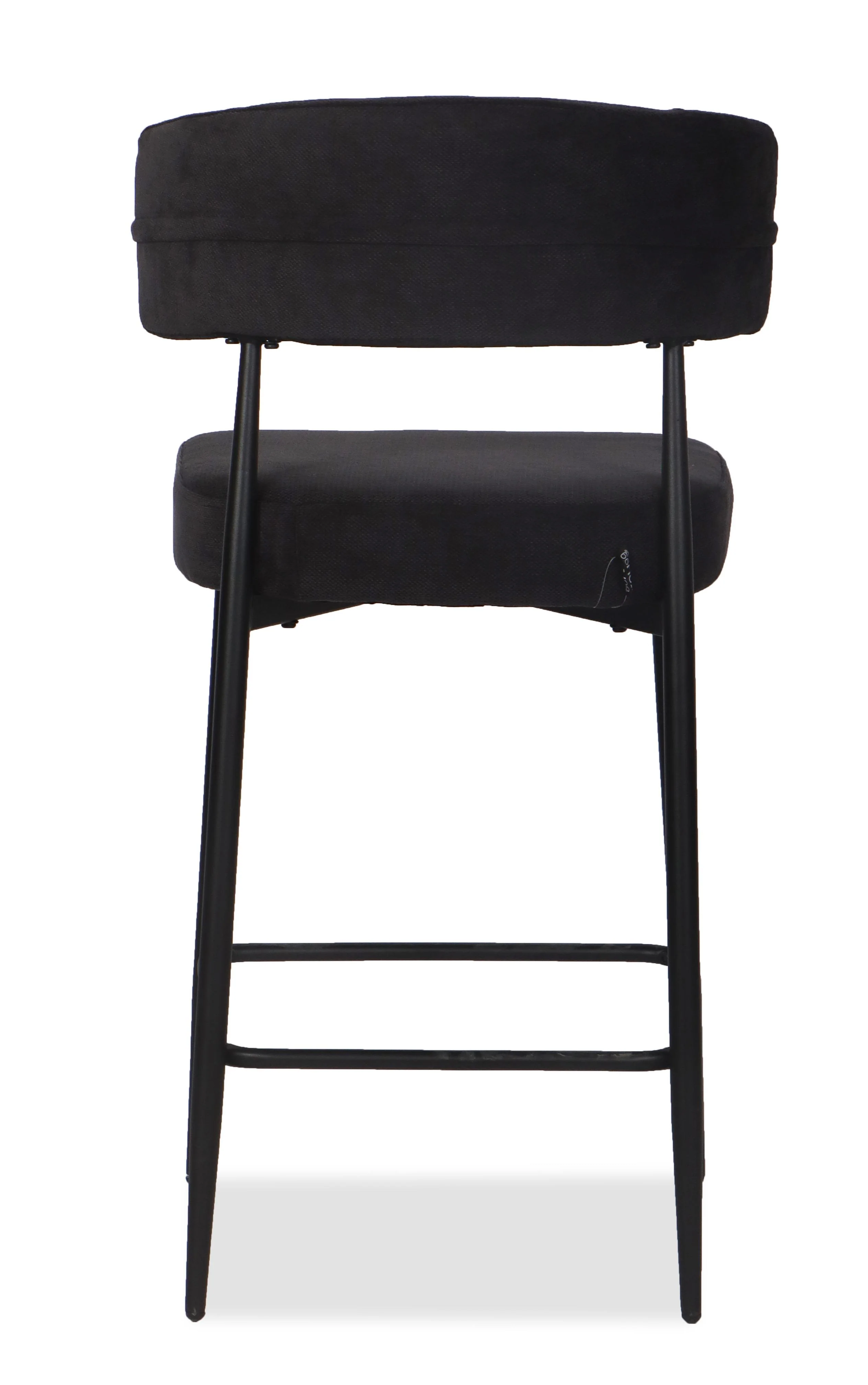 Chaise Haute Tabouret de bar en tissu anti tache, 51x51xH96CM - YAARA ( 65 cm hauteur assise) - Image 12