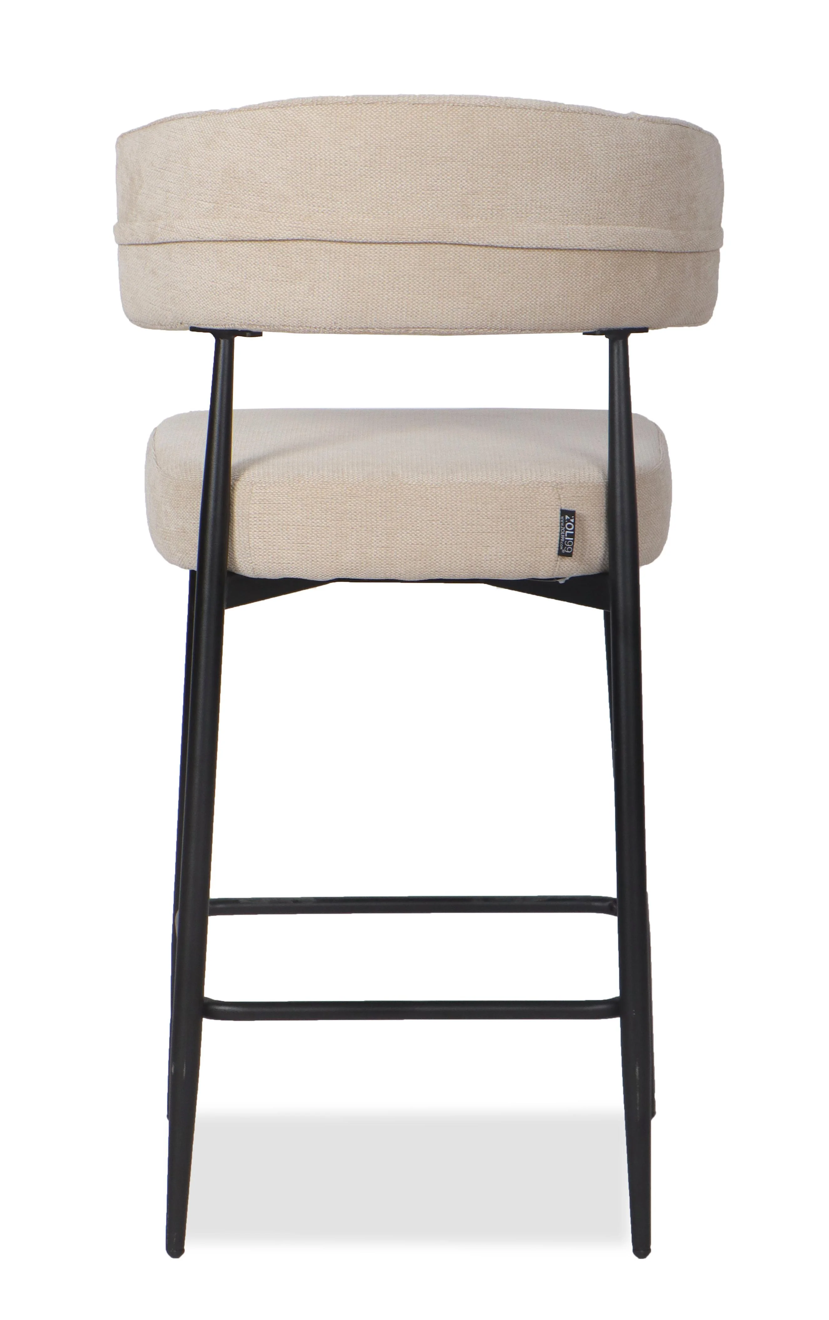 Chaise Haute Tabouret de bar en tissu anti tache, 51x51xH96CM - YAARA ( 65 cm hauteur assise) - Image 18