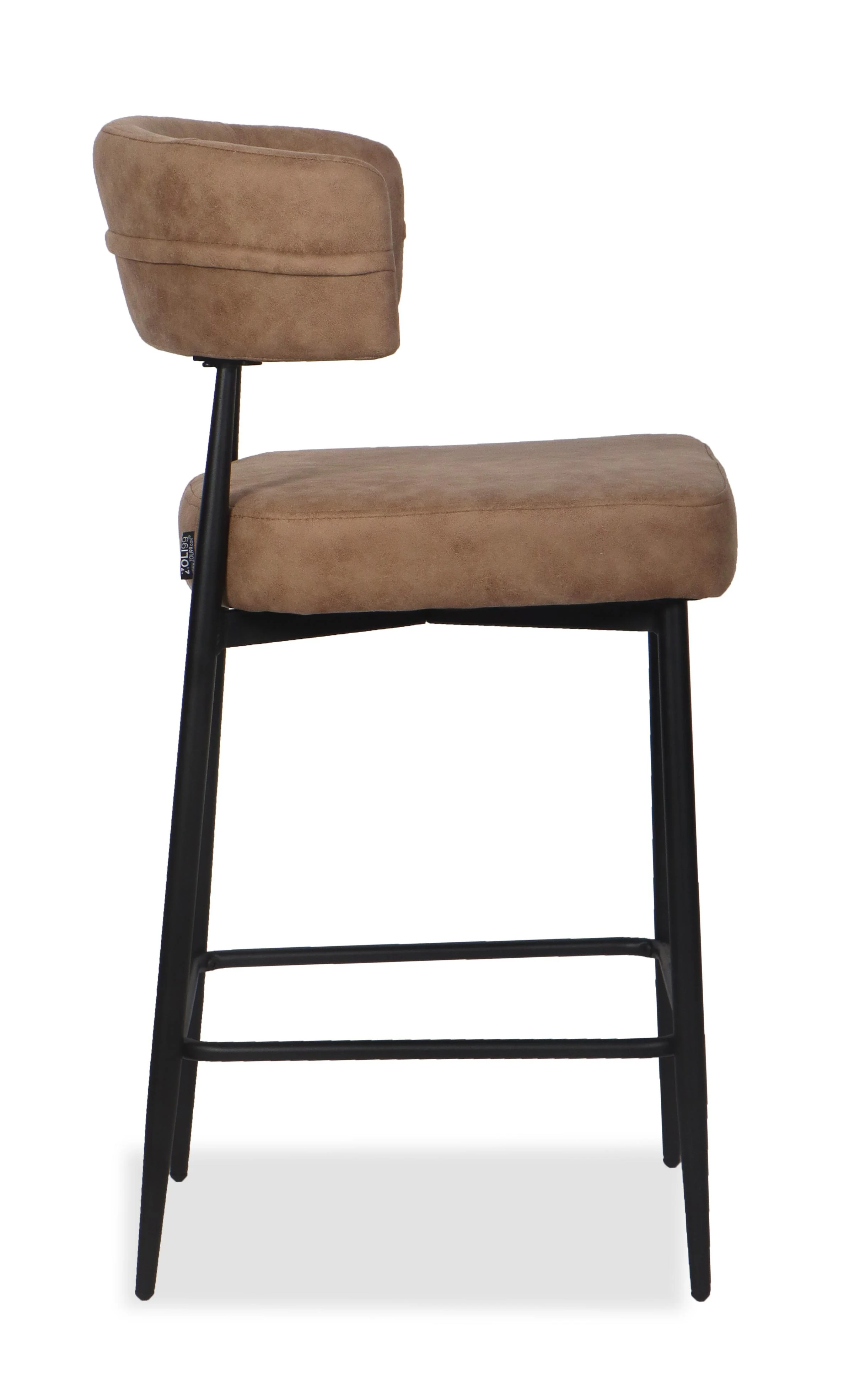 Chaise Haute Tabouret de bar en tissu anti tache, 51x51xH96CM - YAARA ( 65 cm hauteur assise) - Image 22