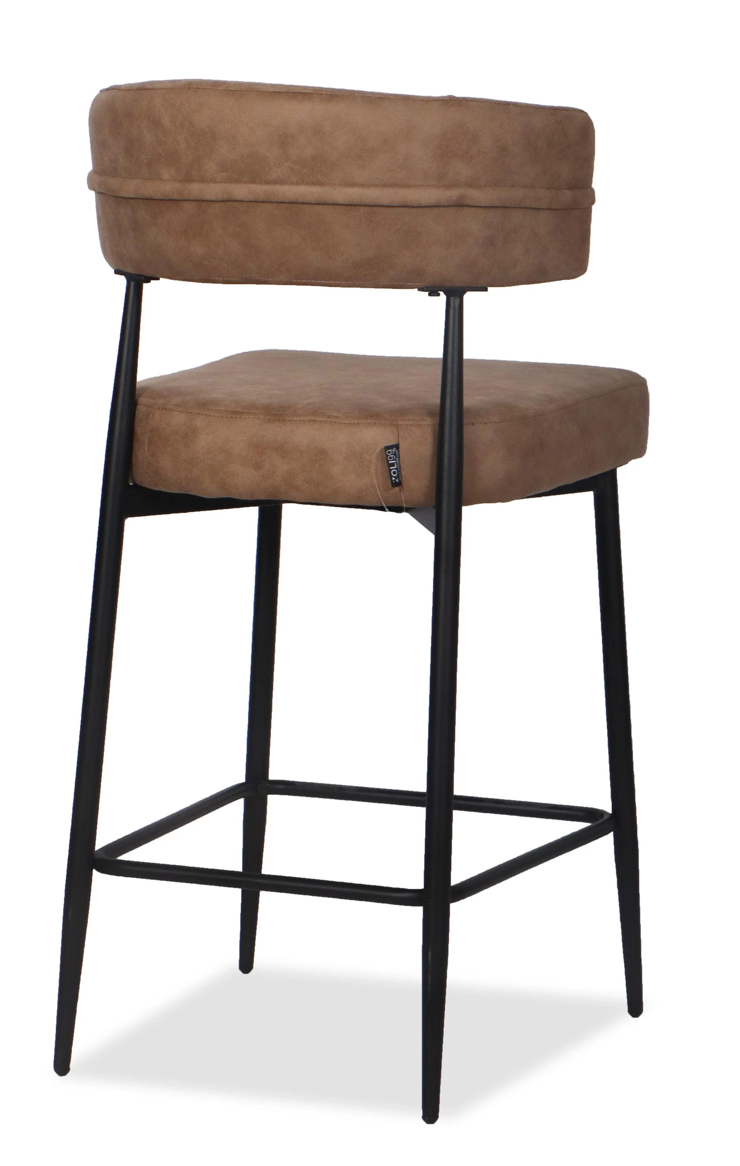 Chaise Haute Tabouret de bar en tissu anti tache, 51x51xH96CM - YAARA ( 65 cm hauteur assise) - Image 23