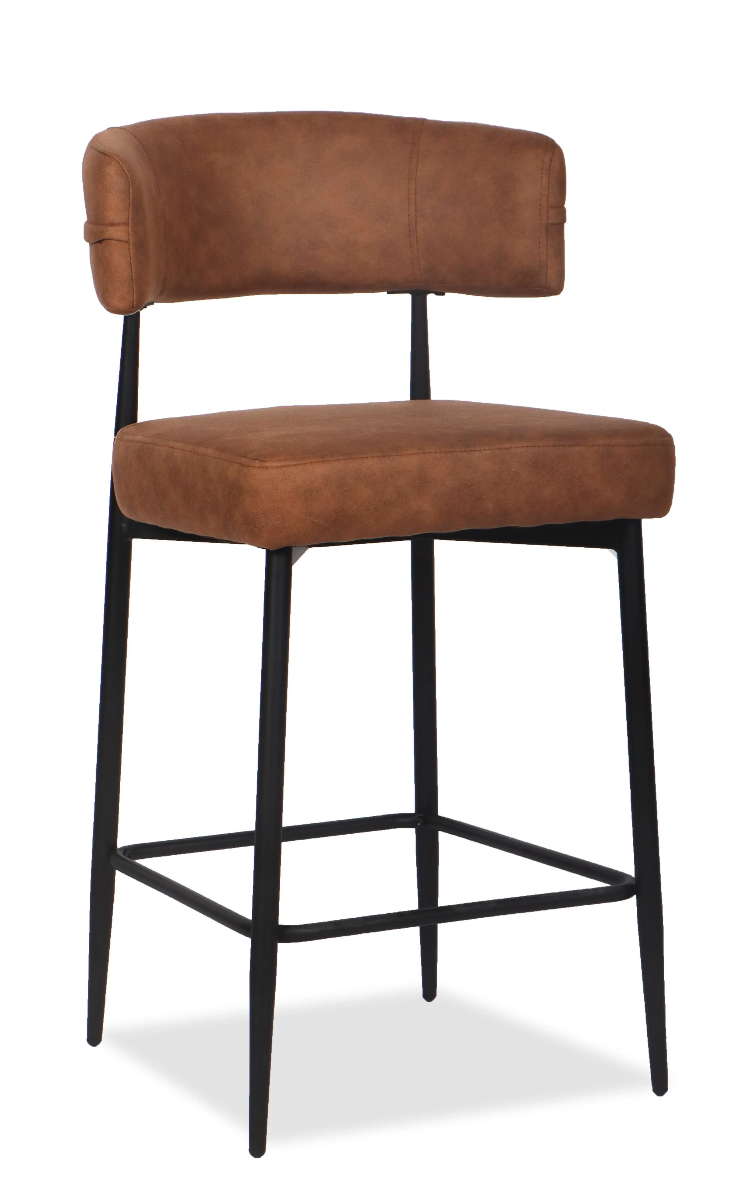 Chaise Haute Tabouret de bar en tissu anti tache, 51x51xH96CM - YAARA ( 65 cm hauteur assise) - Image 25