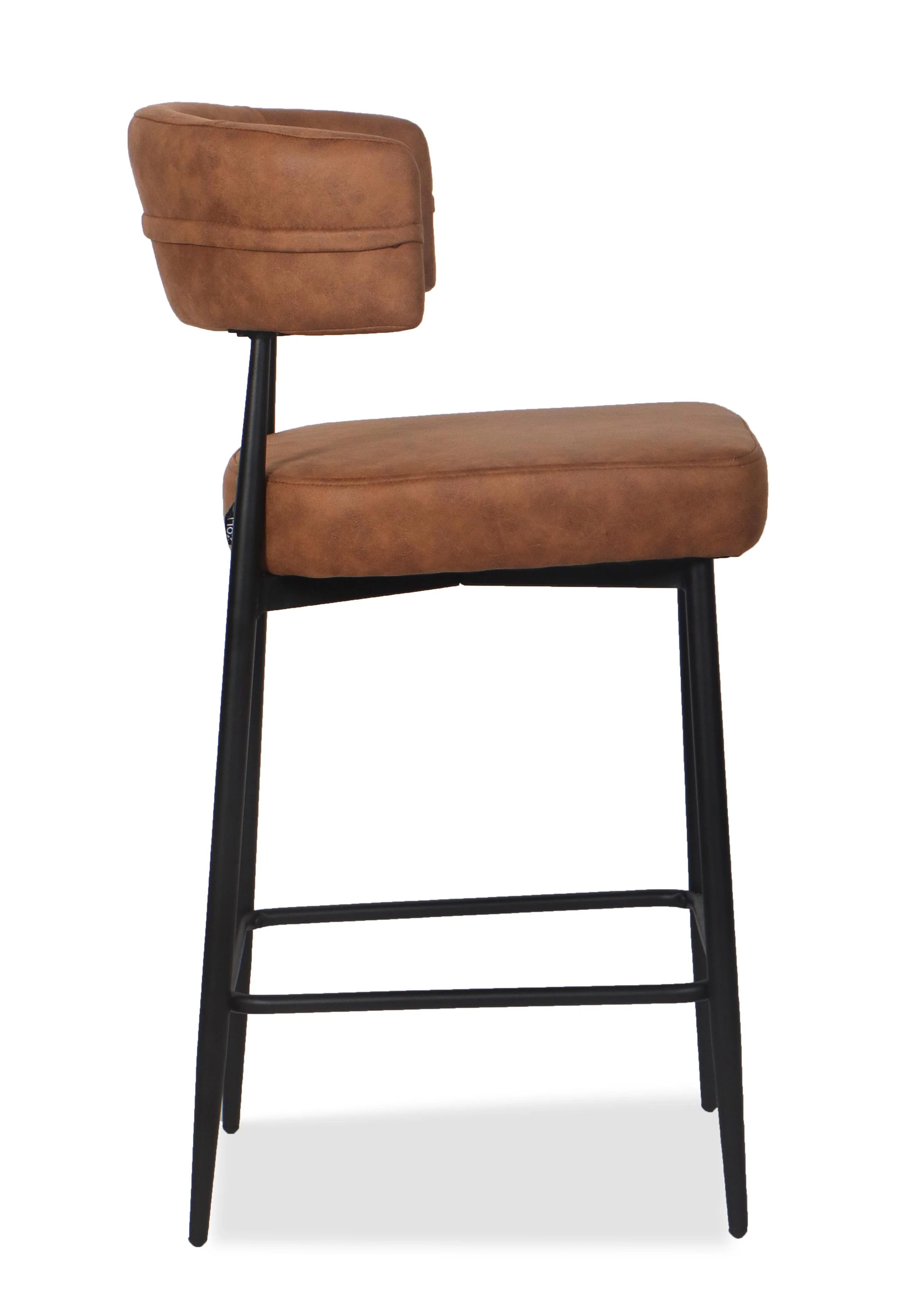 Chaise Haute Tabouret de bar en tissu anti tache, 51x51xH96CM - YAARA ( 65 cm hauteur assise) - Image 28