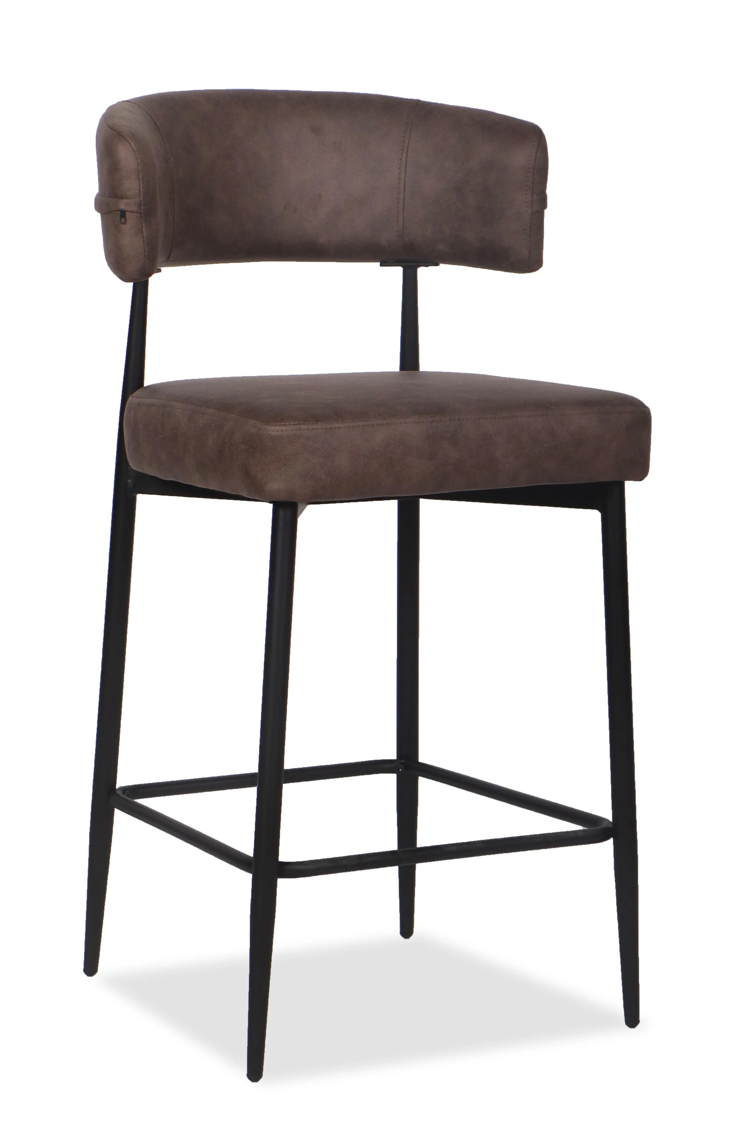 Chaise Haute Tabouret de bar en tissu anti tache, 51x51xH96CM - YAARA ( 65 cm hauteur assise) - Image 31
