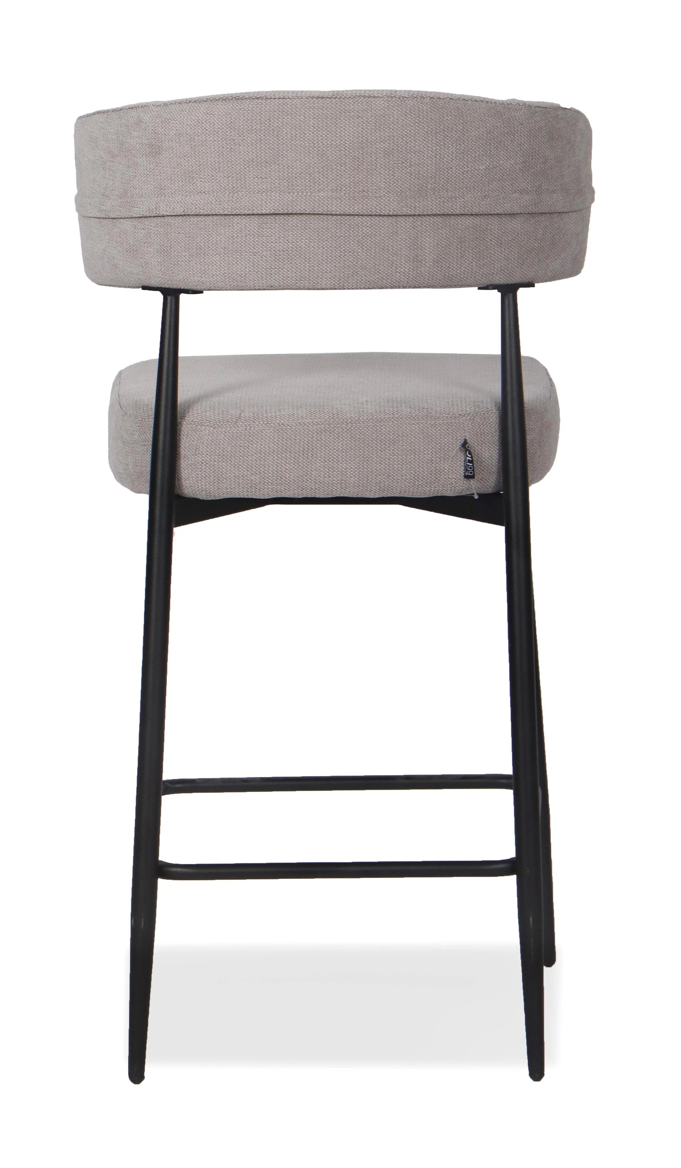 Chaise Haute Tabouret de bar en tissu anti tache, 51x51xH96CM - YAARA ( 65 cm hauteur assise) - Image 6