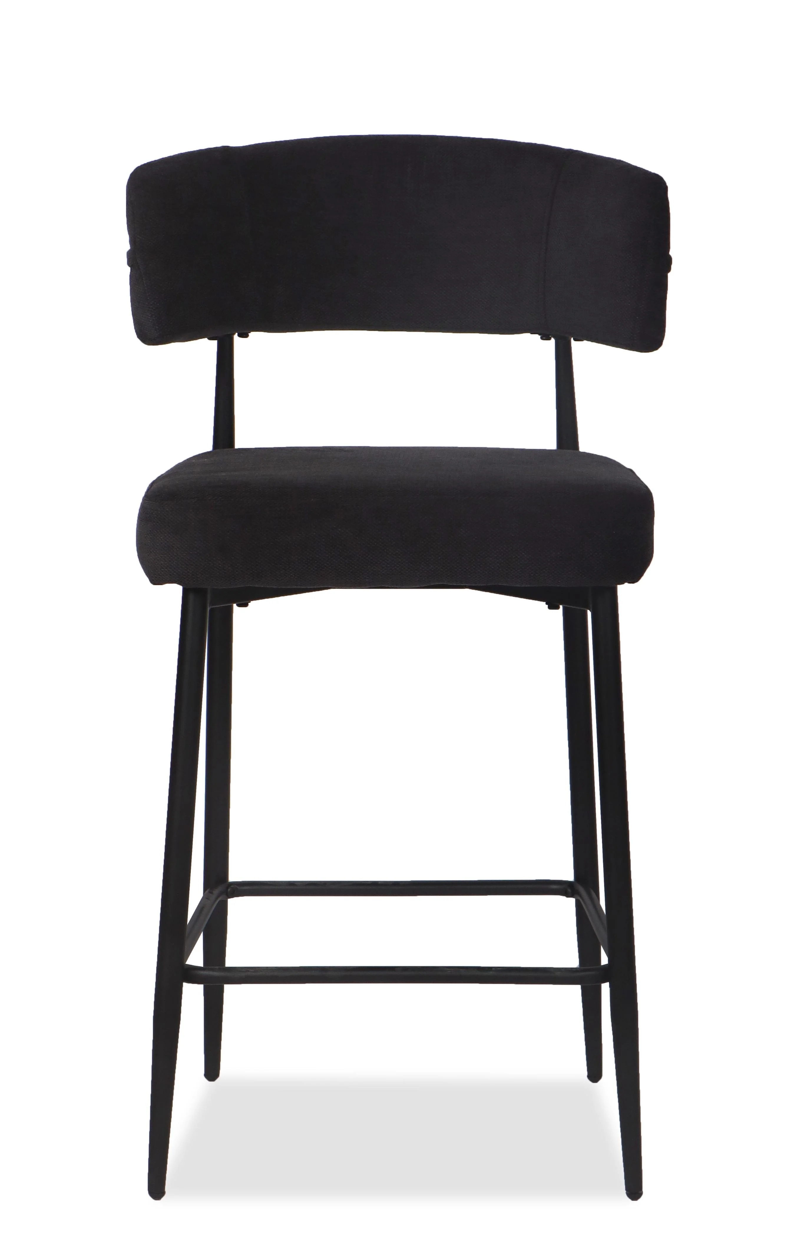 Chaise Haute Tabouret de bar en tissu anti tache, 51x51xH96CM - YAARA ( 65 cm hauteur assise) - Image 8