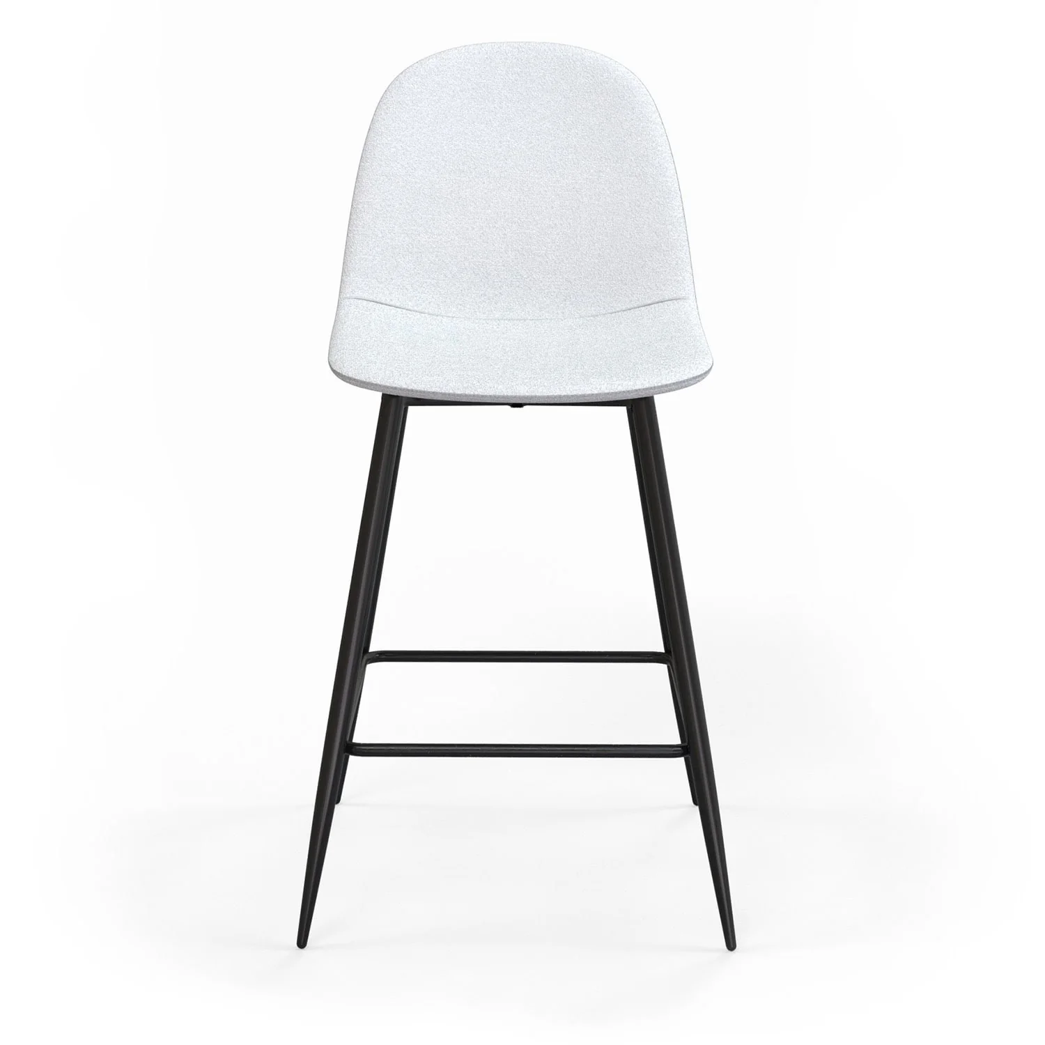 Tabouret de bar en velours pieds noirs, 41x51,5xH106 cm - KLARY - Image 14