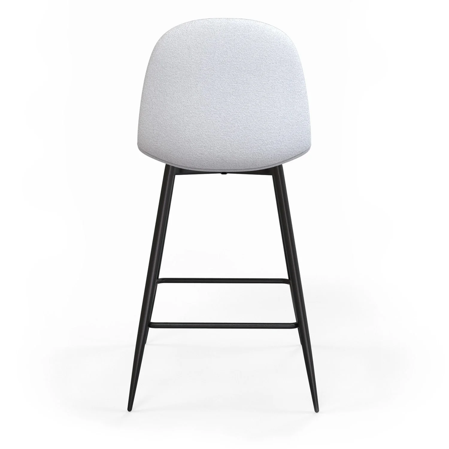 Tabouret de bar en velours pieds noirs, 41x51,5xH106 cm - KLARY - Image 17