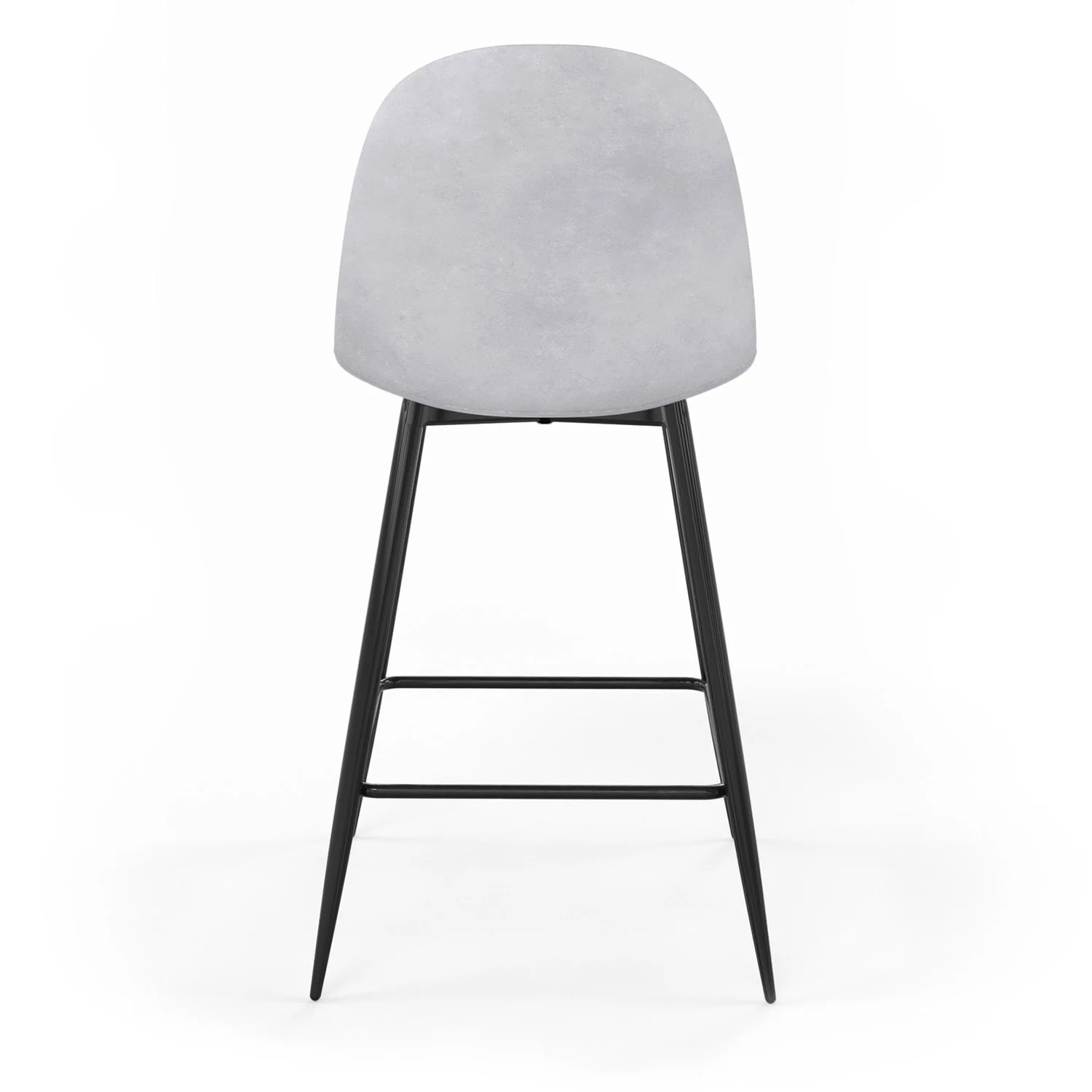 Tabouret de bar en velours pieds noirs, 41x51,5xH106 cm - KLARY - Image 23