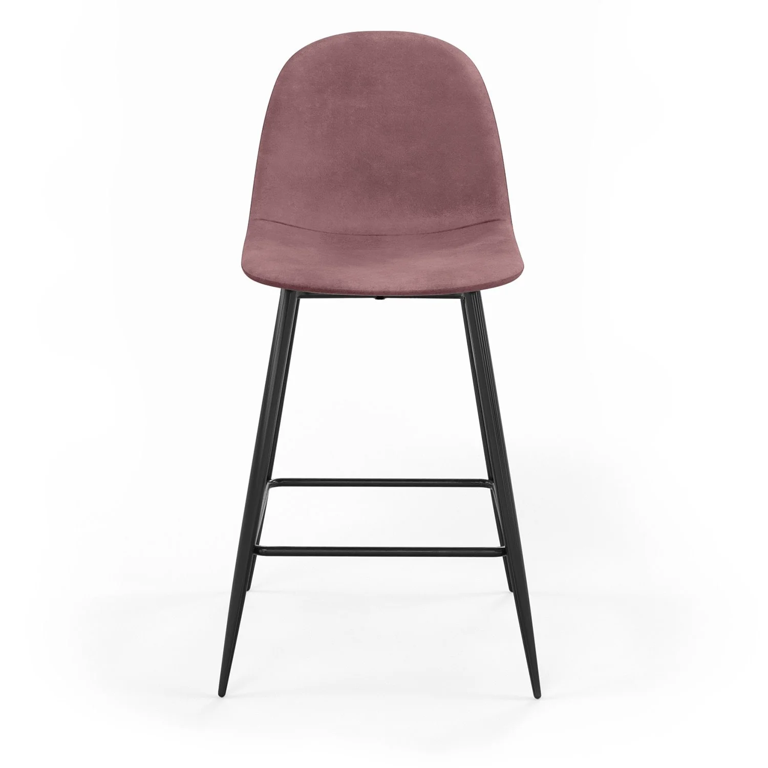 Tabouret de bar en velours pieds noirs, 41x51,5xH106 cm - KLARY - Image 26