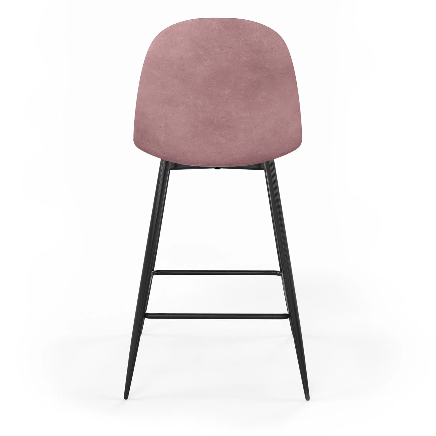 Tabouret de bar en velours pieds noirs, 41x51,5xH106 cm - KLARY - Image 29