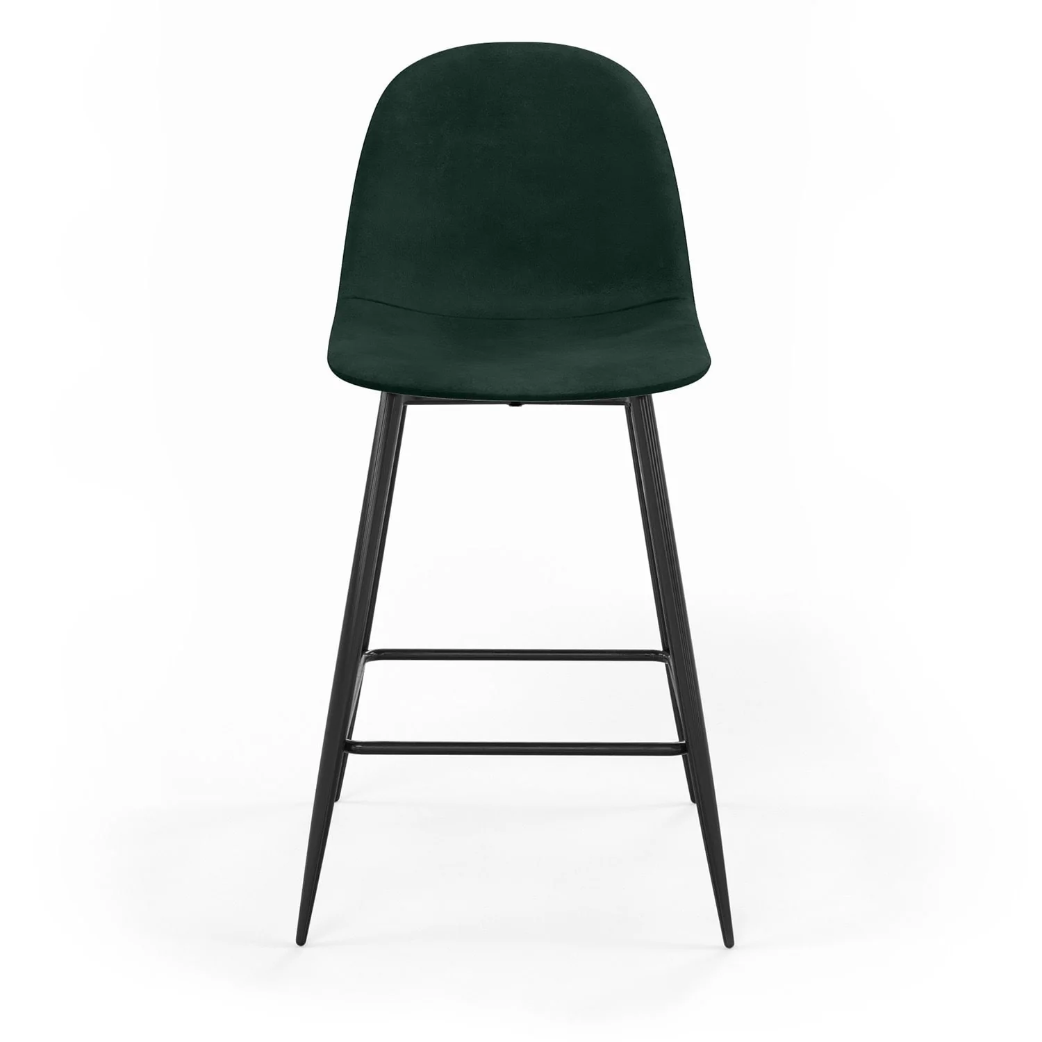 Tabouret de bar en velours pieds noirs, 41x51,5xH106 cm - KLARY - Image 37