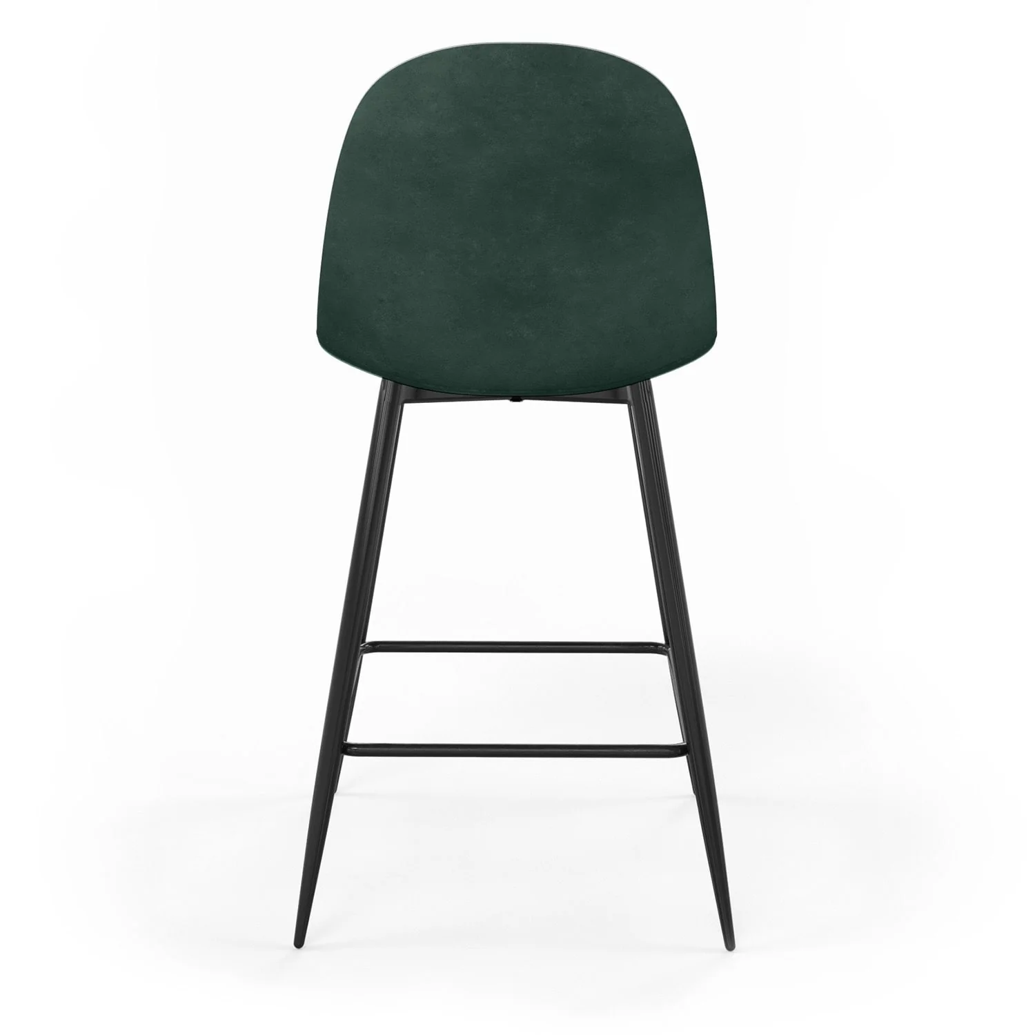 Tabouret de bar en velours pieds noirs, 41x51,5xH106 cm - KLARY - Image 41