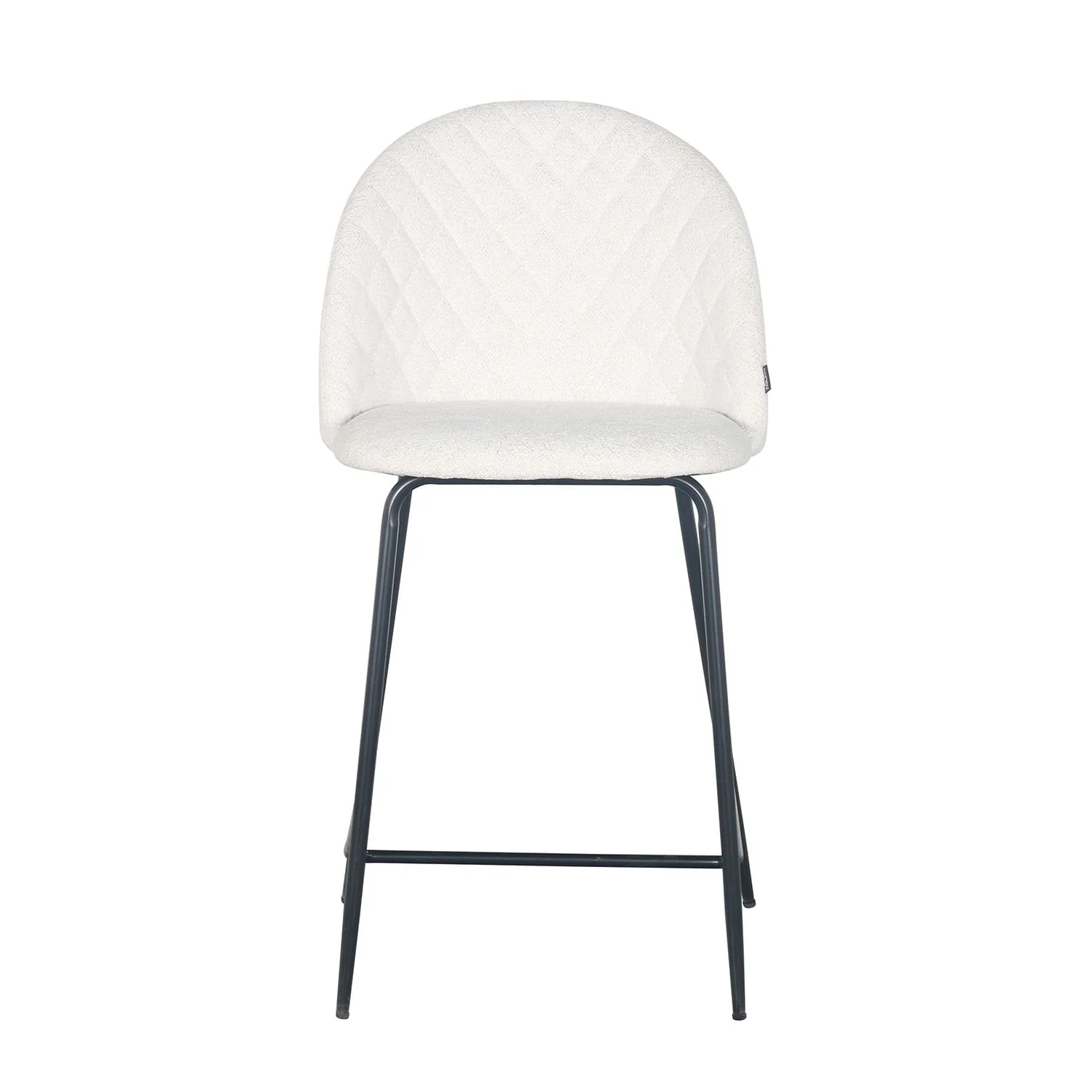 Tabouret de bar en velours pieds noirs, 45x51,5xH116 cm - Hester - Image 14