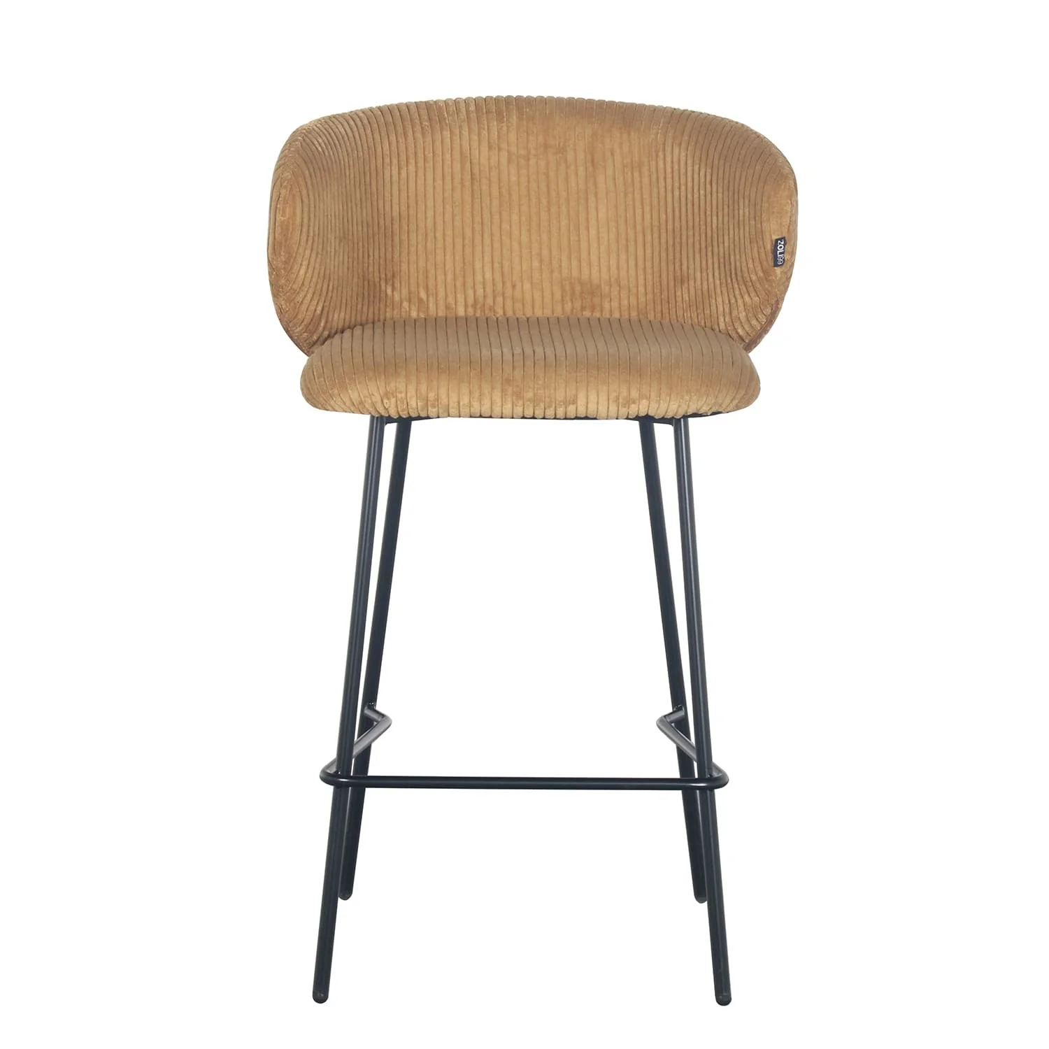 Tabouret de bar velours cotelé, 55x54xH87CM - ELISA - Image 12