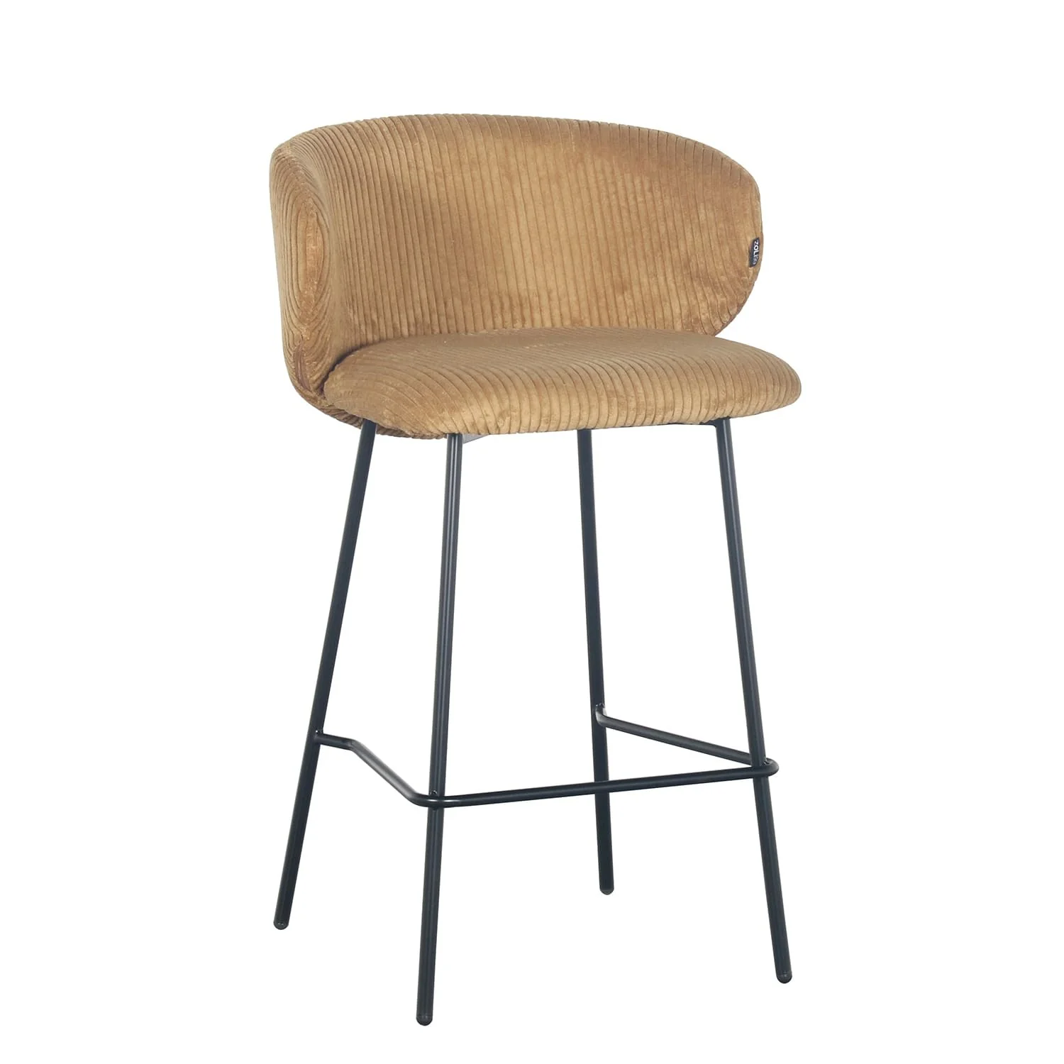Tabouret de bar velours cotelé, 55x54xH87CM - ELISA - Image 13