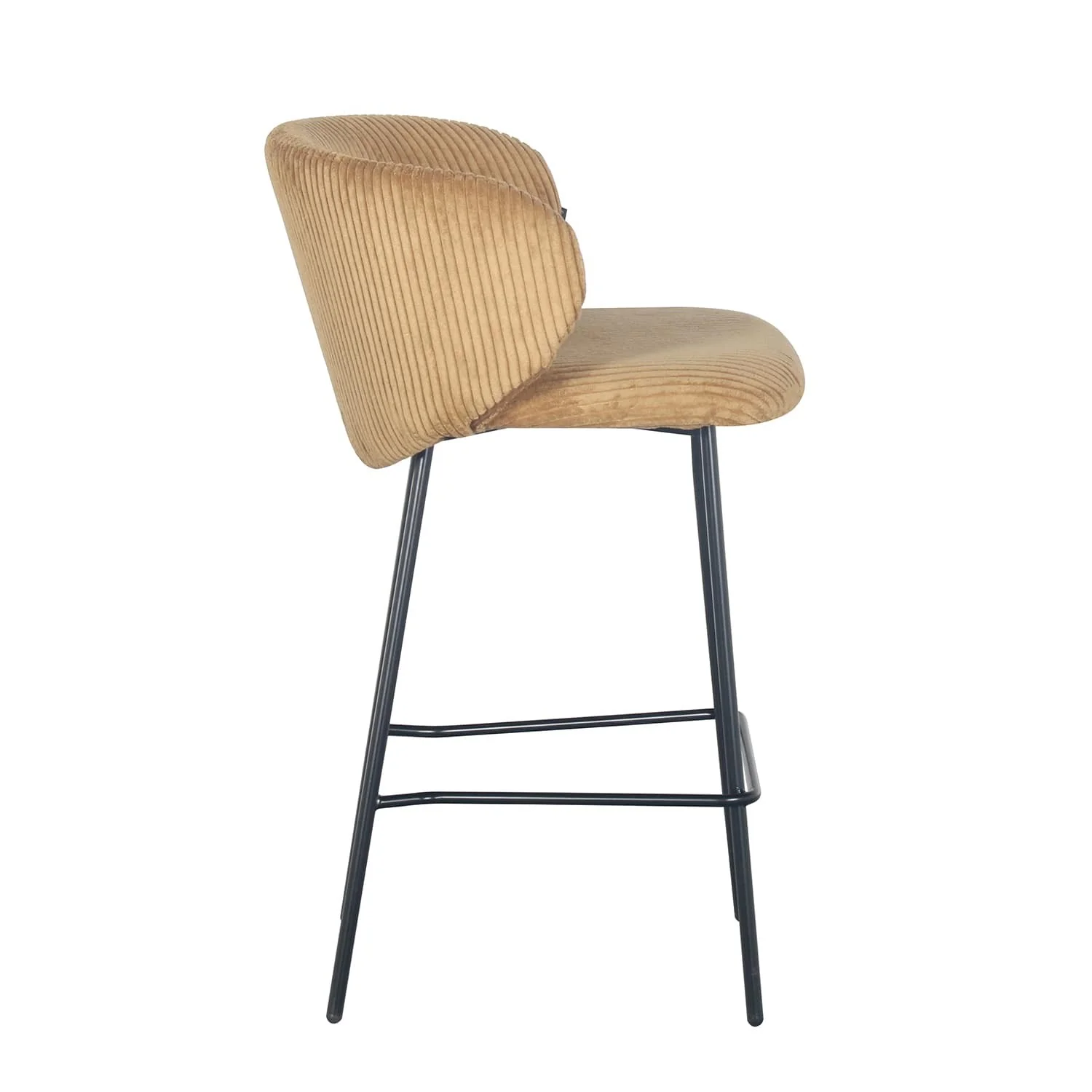 Tabouret de bar velours cotelé, 55x54xH87CM - ELISA - Image 14