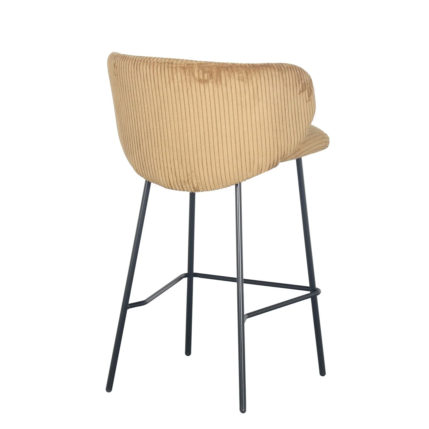 Tabouret de bar velours cotelé, 55x54xH87CM - ELISA - Image 15
