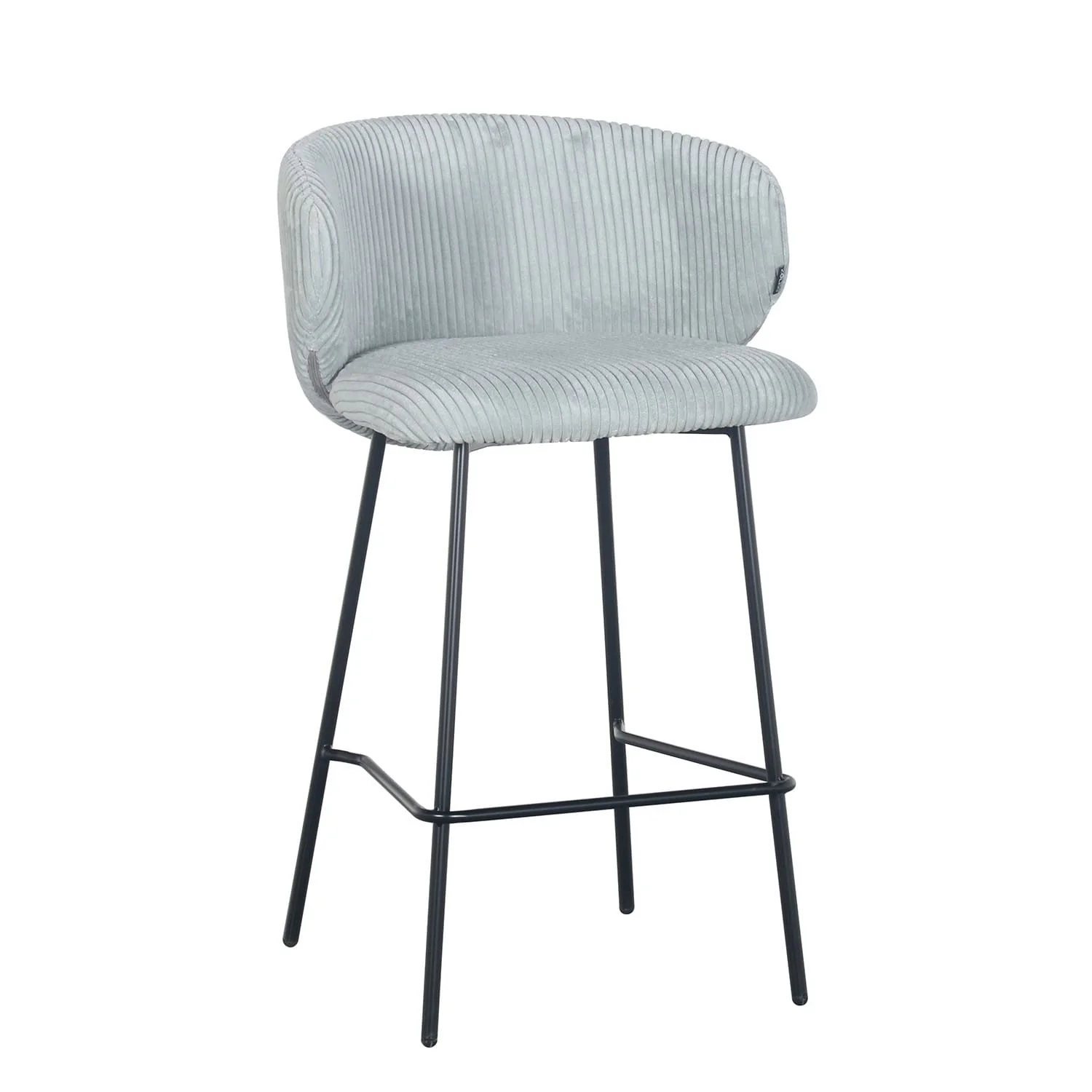 Tabouret de bar velours cotelé, 55x54xH87CM - ELISA - Image 18
