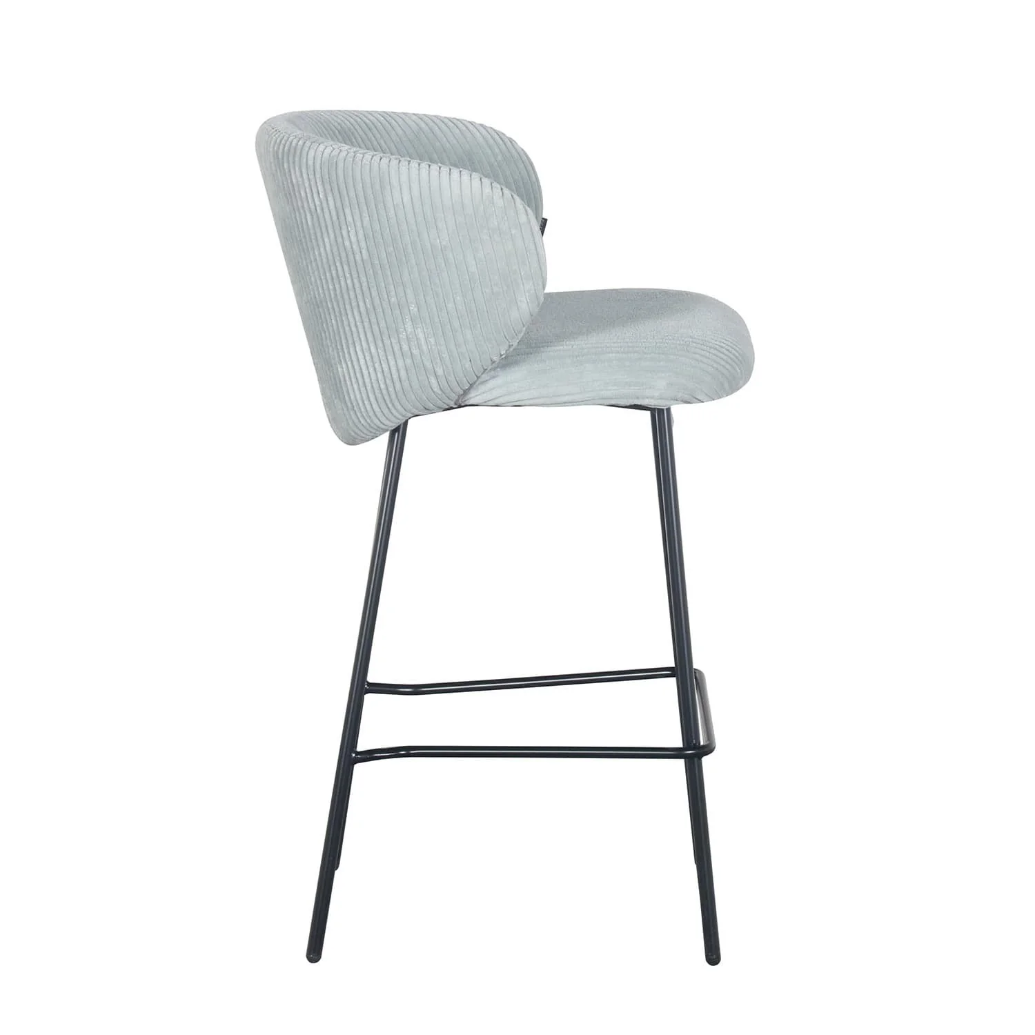 Tabouret de bar velours cotelé, 55x54xH87CM - ELISA - Image 19