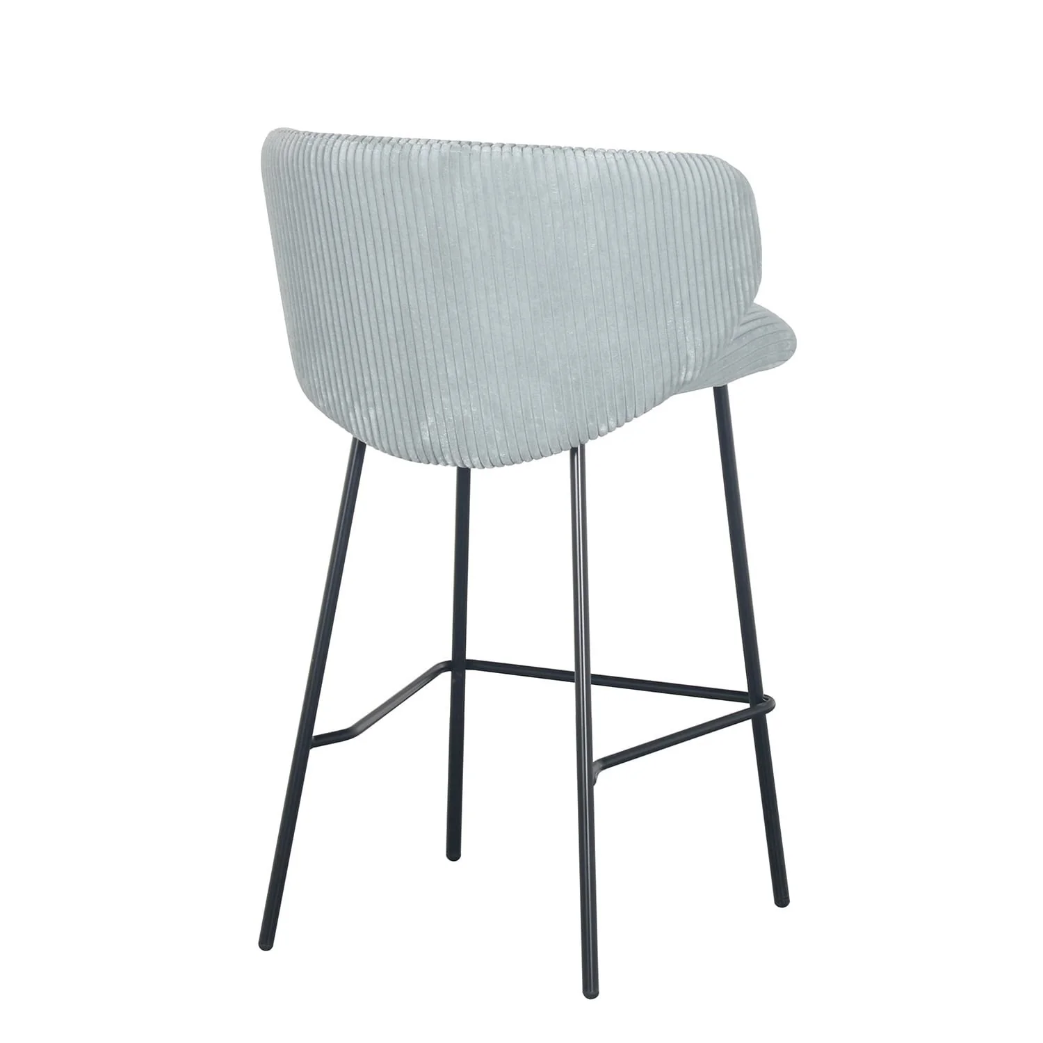 Tabouret de bar velours cotelé, 55x54xH87CM - ELISA - Image 20