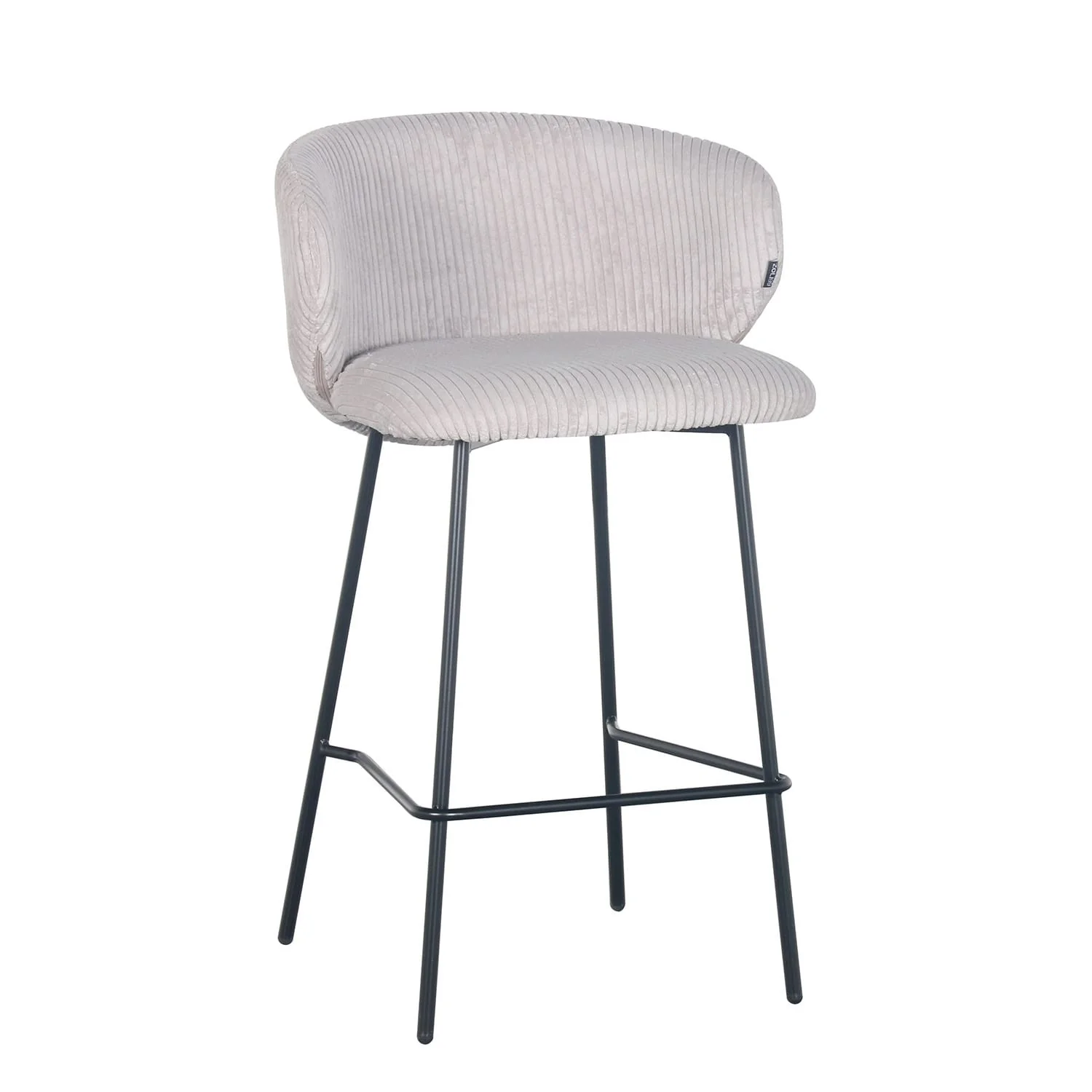 Tabouret de bar velours cotelé, 55x54xH87CM - ELISA - Image 23
