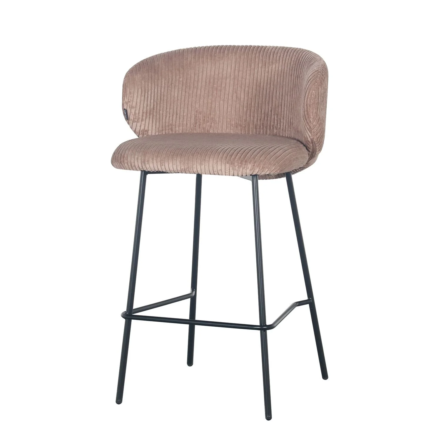 Tabouret de bar velours cotelé, 55x54xH87CM - ELISA - Image 26