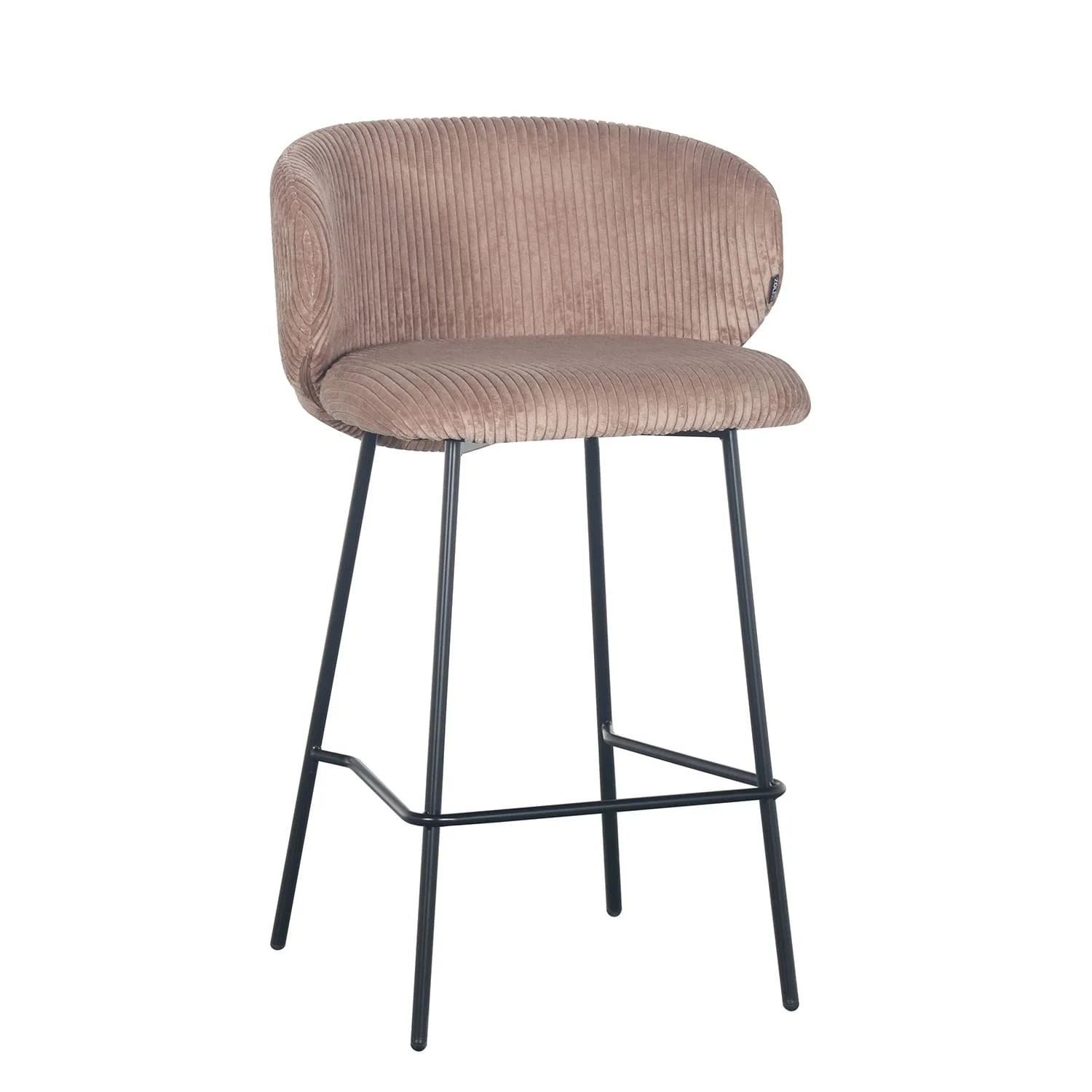 Tabouret de bar velours cotelé, 55x54xH87CM - ELISA - Image 28