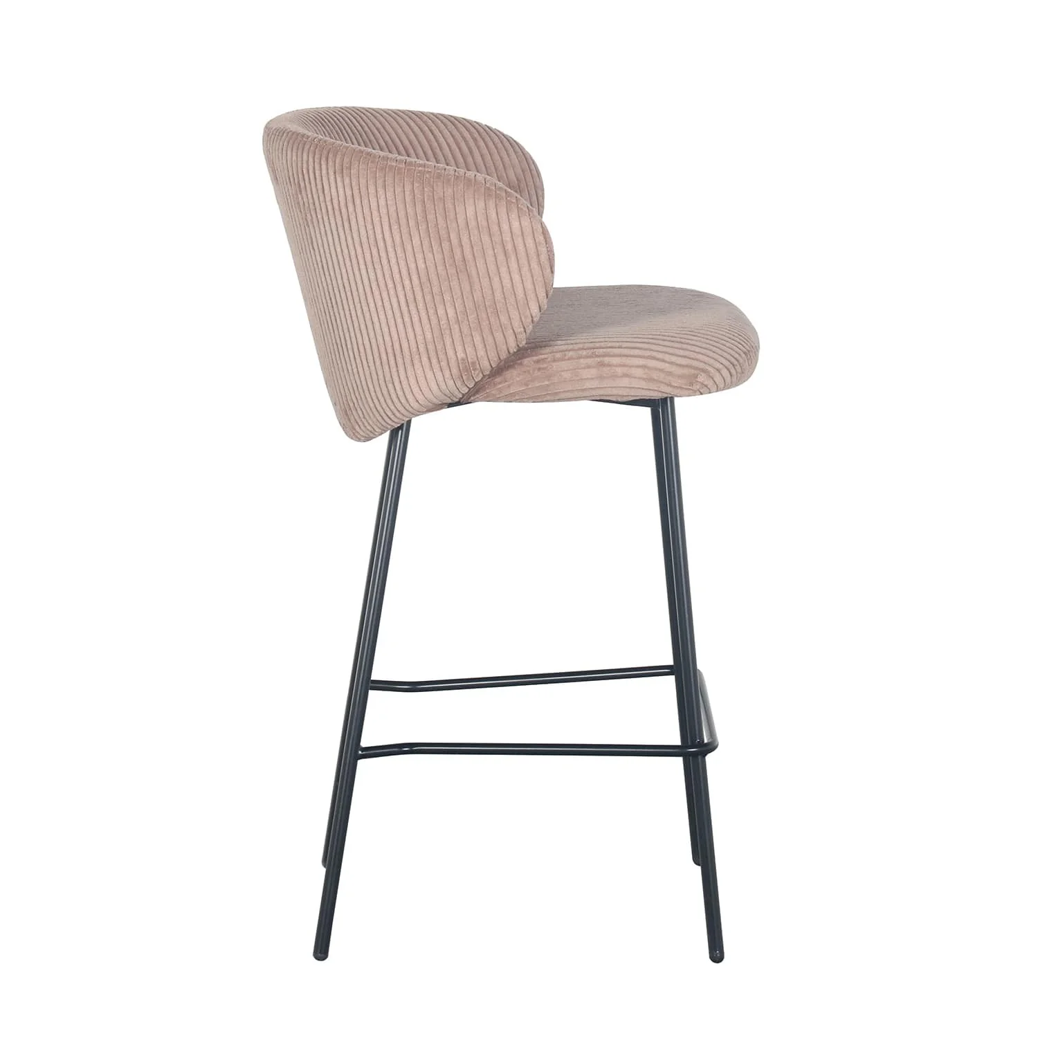 Tabouret de bar velours cotelé, 55x54xH87CM - ELISA - Image 29