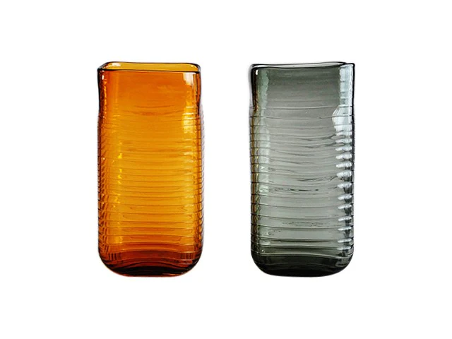 Vase en verre, 15,5x15,5xH30 cm - JAZ - Image 6