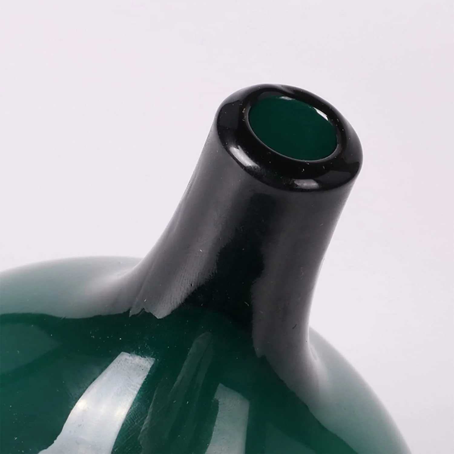 Vase en verre vert, D13xH21CM - Image 6